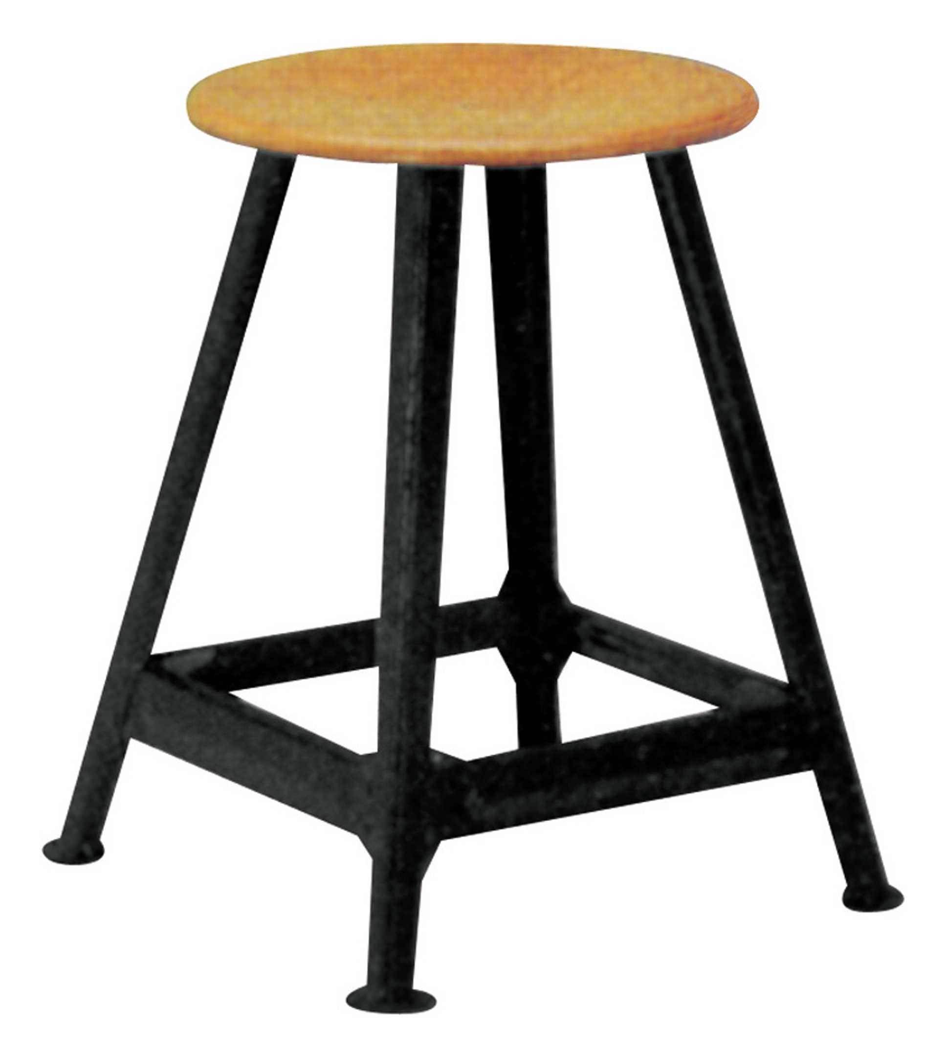 Hocker, Bandstahl 4 Beine H500 mm
