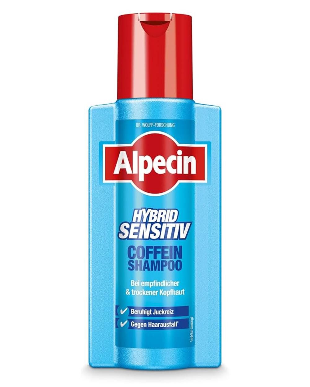 ALCINA Bartpflege-Set Alpecin Hybrid Coffein Shampoo für Männer bei trockener und juckender, sanfte Pflege für empfindliche Kopfhaut, stärkt Haarwurzeln