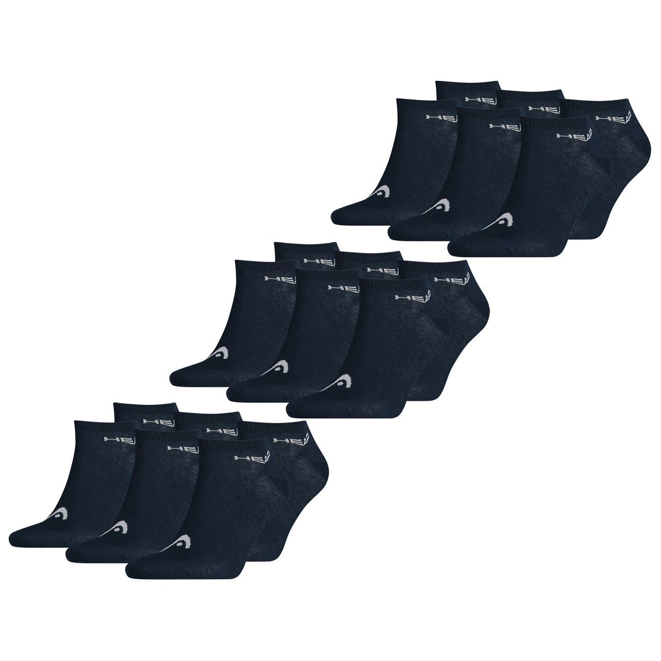 Head Sneakersocken SNEAKER UNISEX - 9er Pack (9-Paar) mit flacher Zehenart 9 Paar Navy (321)