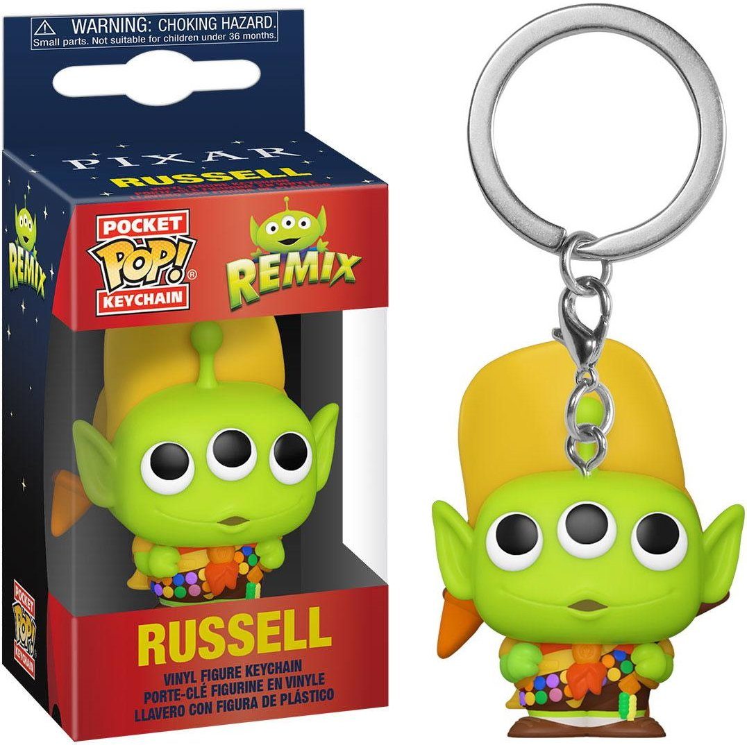 Funko Schlüsselanhänger Disney Pixar - POP! Remix Alien Pocket Russell