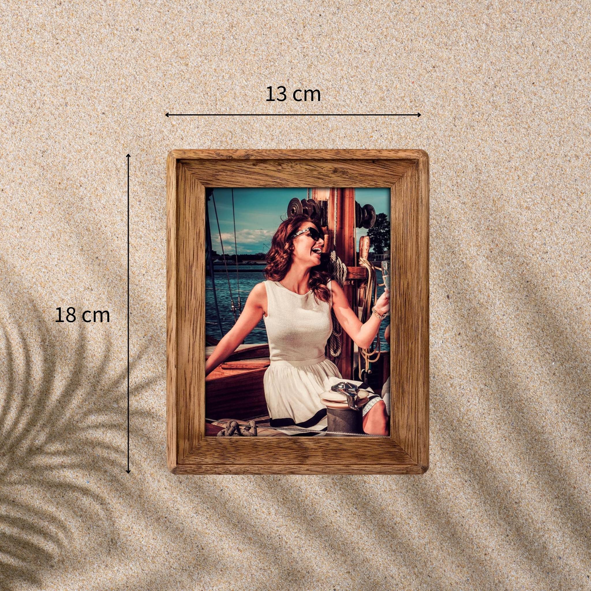 matches21 HOME & HOBBY Bilderrahmen Holz Bilderrahmen rechteckig braun für günstig online kaufen