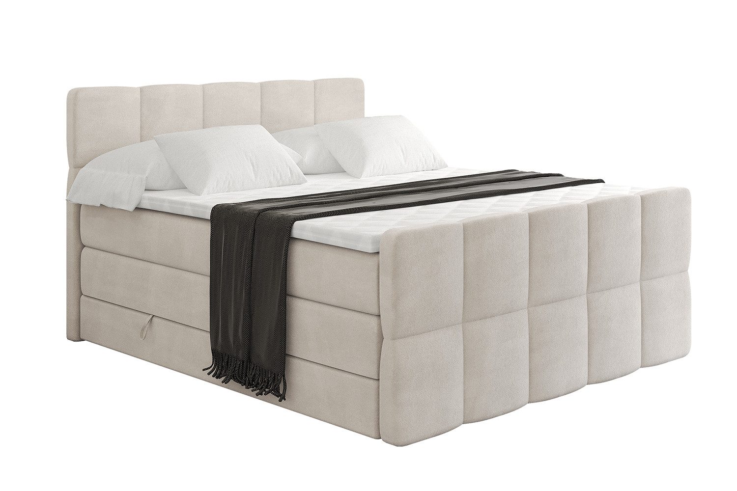 ALTDECOR Boxspringbett LIRO-Z KING (Multipocket-Matratze H4, günstig online kaufen