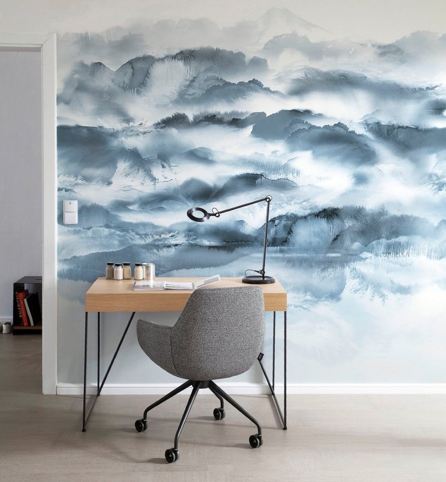 SCHÖNER WOHNEN-Kollektion Fototapete Horizon, glatt, matt, Natur moderne  Vliestapete für Wohnzimmer Schlafzimmer Küche