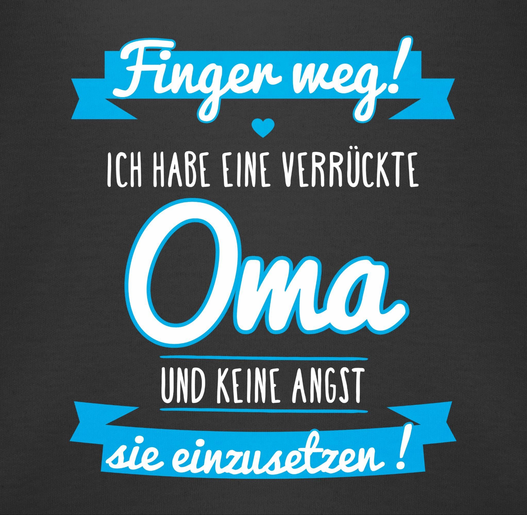 Shirtracer Shirtbody Ich habe eine verrückte Oma blau Sprüche Baby