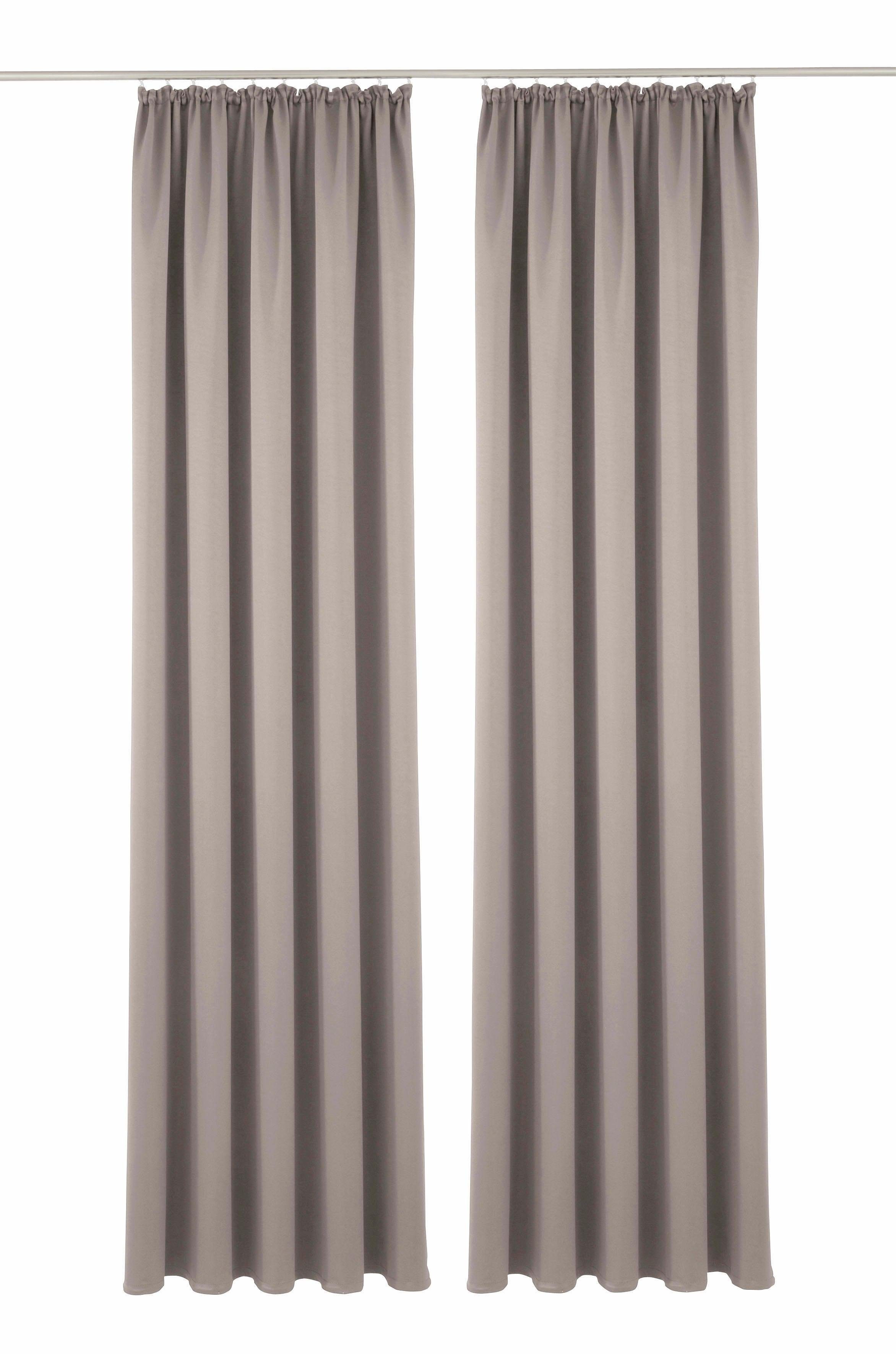 my home Verdunkelungsvorhang Solana, Gardinen mit Kräuselband, Vorhänge, Wo günstig online kaufen