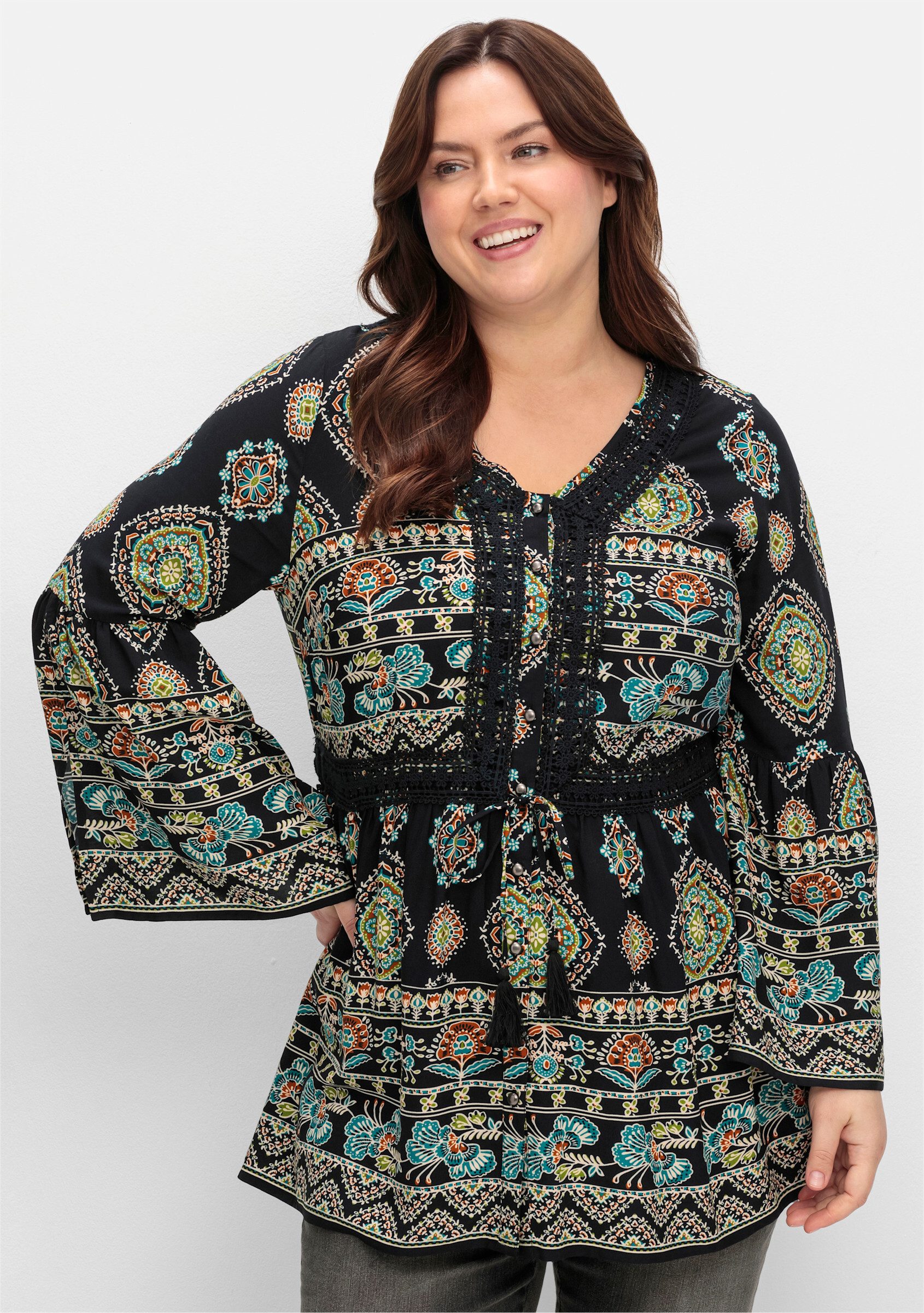 sheego by Joe Browns Klassische Bluse Longbluse . günstig online kaufen