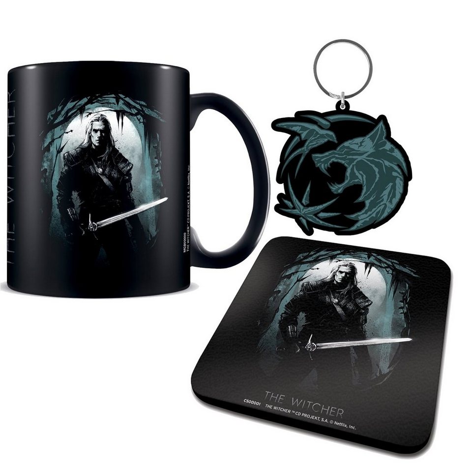 Close Up Tasse The Witcher Geschenkset The Hunter