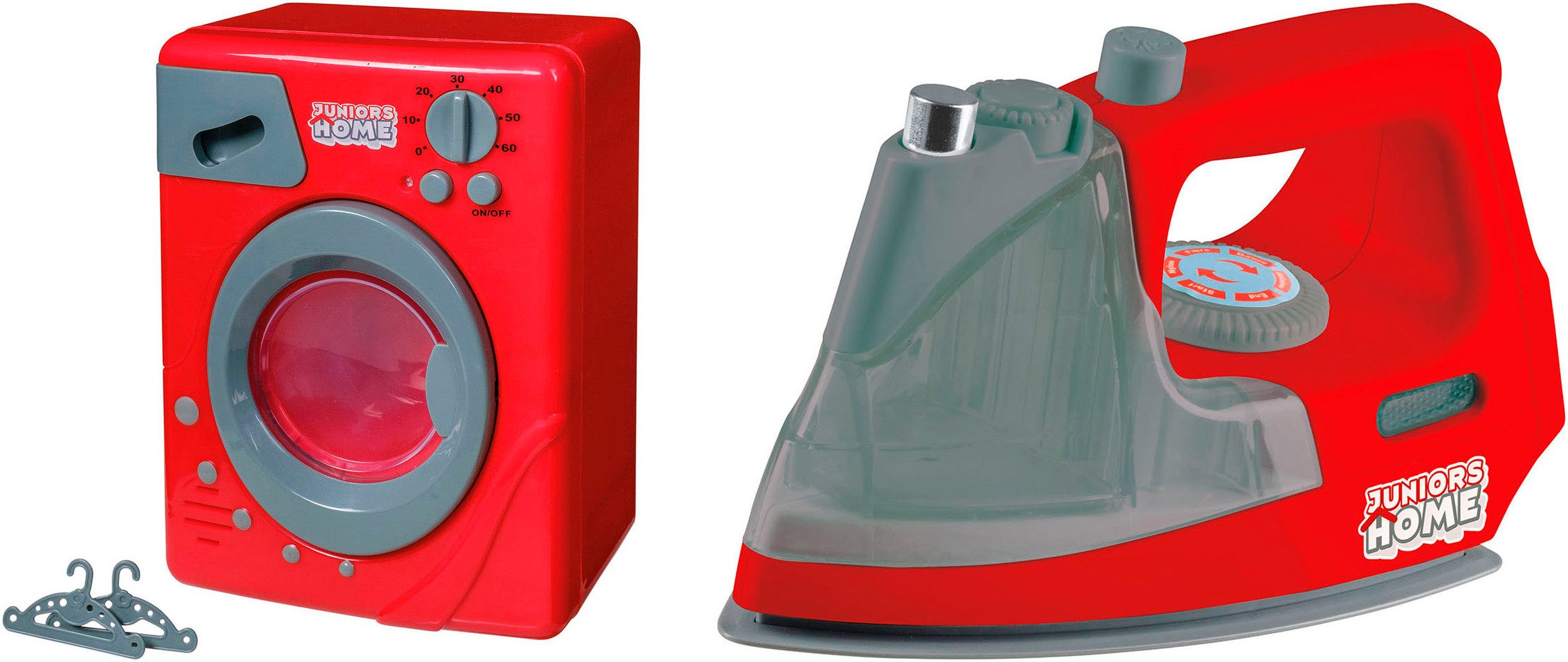 Happy People Kinder-Haushaltsset Waschmaschine und Bügeleisen, mit Licht- u günstig online kaufen