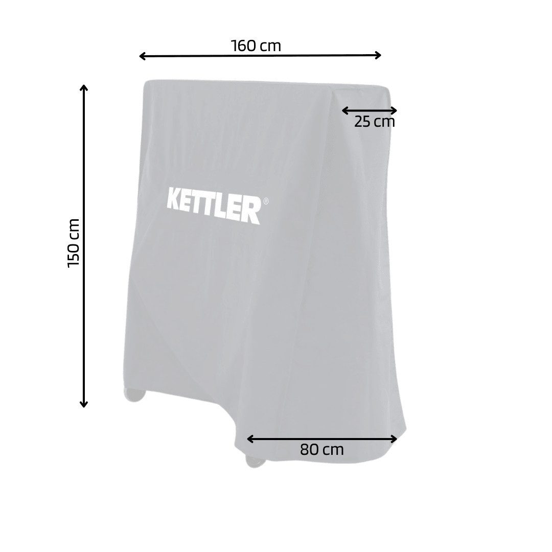 KETTLER Abdeckhaube KETTLER Abdeckhaube für Tischtennisplatten, Reißverschluss