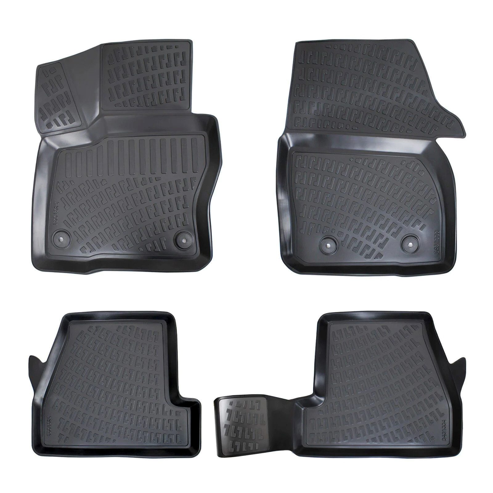 fussmattenprofi.com Auto-Fußmatte 3D Fussmatten passend für Ford Focus 3 2010 - 2014 (1 St), für Ford Ford Focus