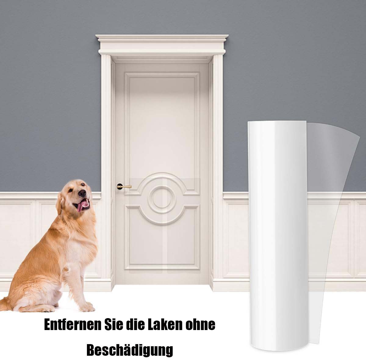 Agger Kratzmatte Sofa Transparent Kratzschutz Pad Möbelschoner von Katzen Hunde