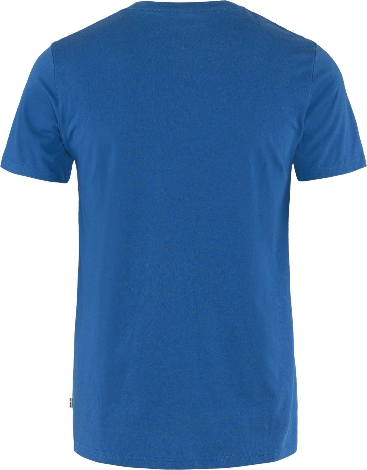 Fjällräven T-shirt Herren Logo T-Shirt Blue M Alpine Fjällräven Kurzarm-Shirt
