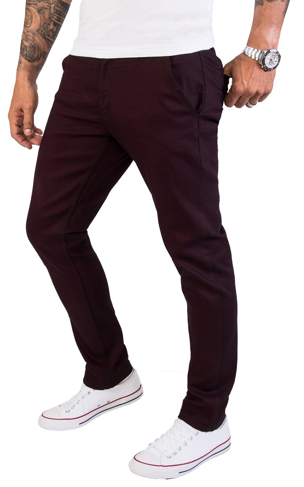 Rock Creek Chinohose Herren Slim Fit Chinohose RC-2154