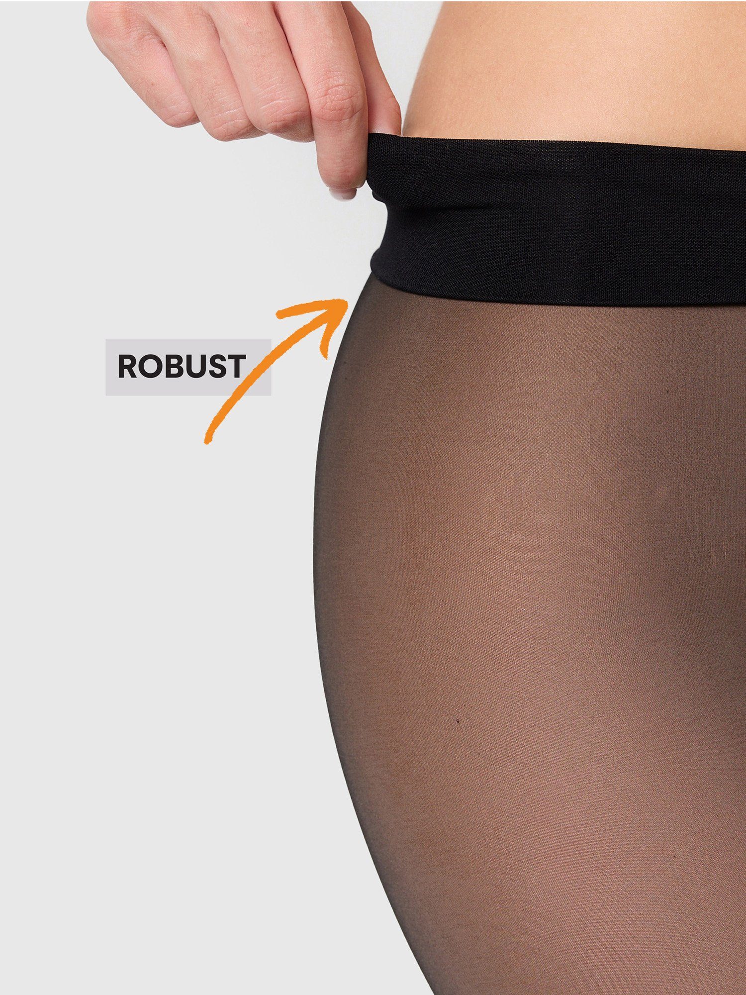 Nur Die Feinstrumpfhose Warm & Transparent mit wärmendem Innenfleece - 20 DEN Optik Für warme Beine