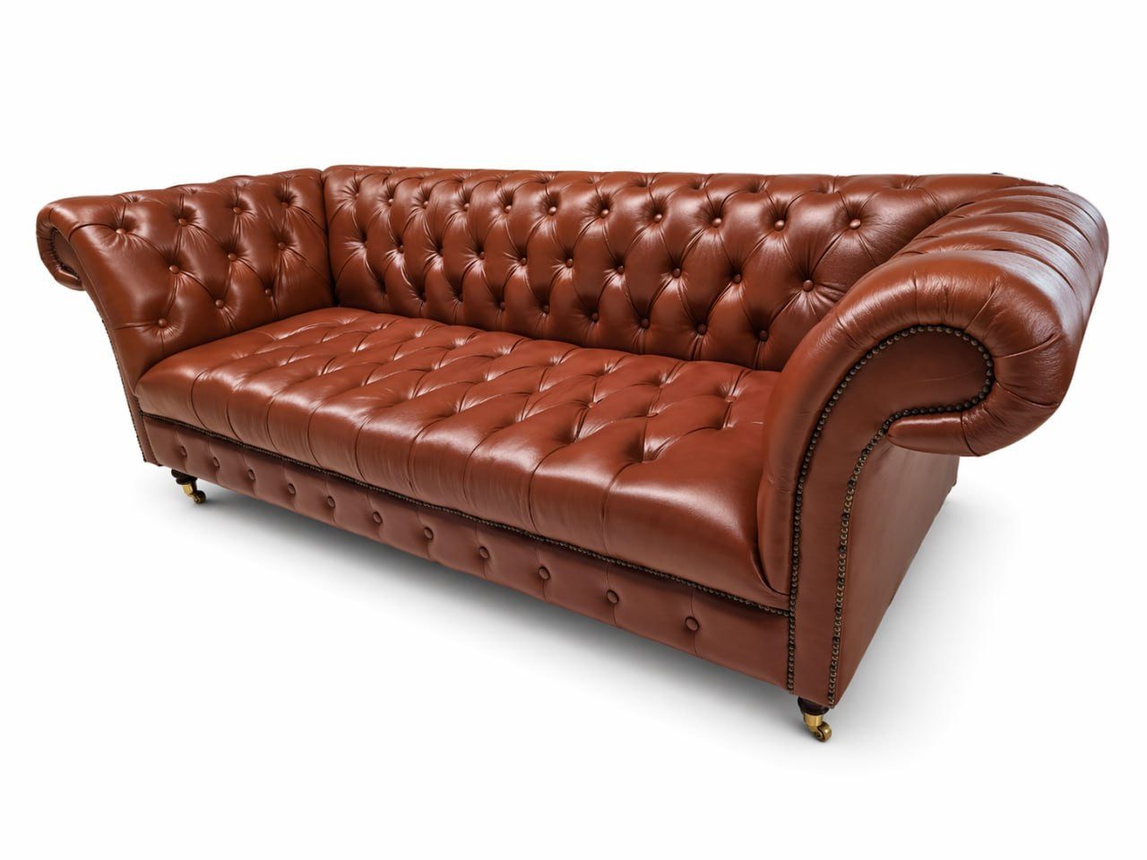 JVmoebel Sofa Chesterfield Luxus Leder Design Klassik Wohn Eleganz Sofort, Made in Europa