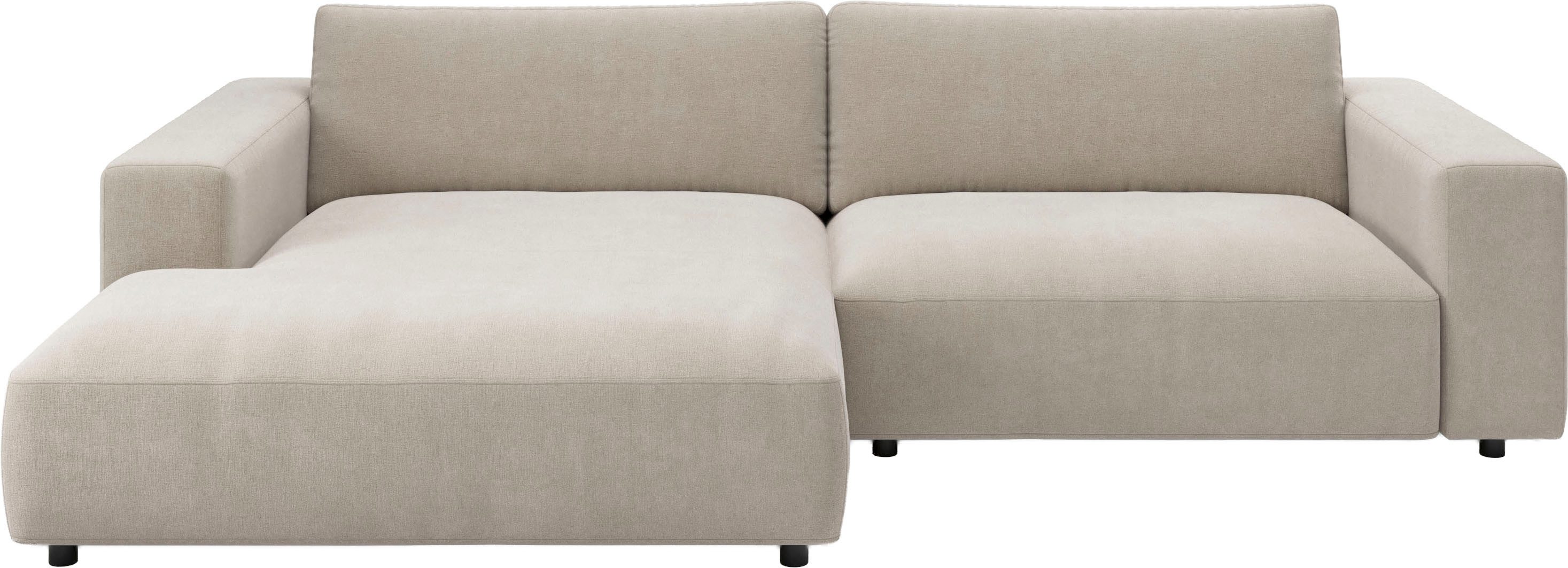 Musterring Ecksofa MR LUCIA, Charakterstarker Lounge-Komfort von Musterring, XXL-Longchair, erstklassige Kammerkissen & zeitloser Look