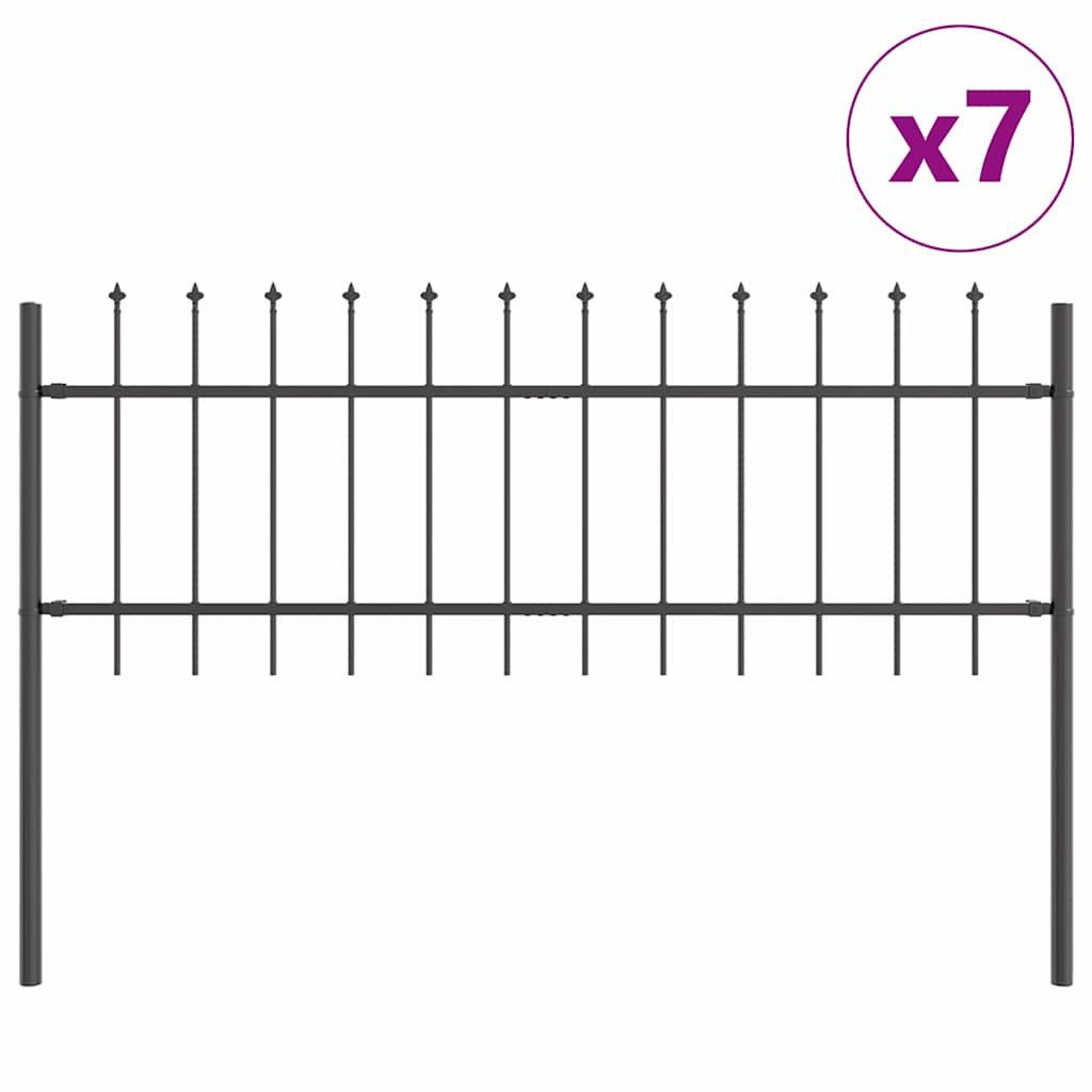 vidaXL Gartenzaun Gartenzaun Grau 11.9 x günstig online kaufen