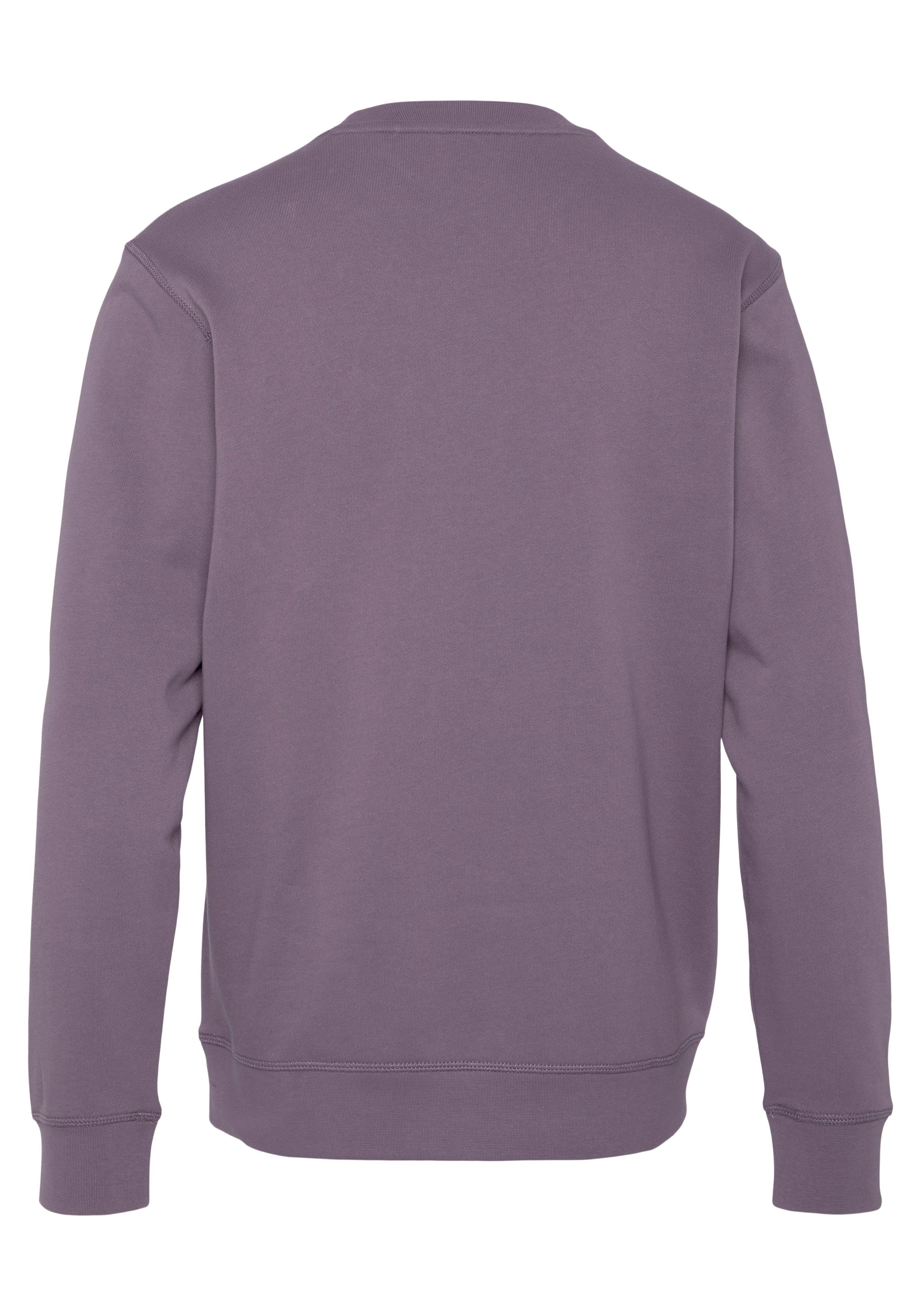 BOSS ORANGE Sweatshirt Westart aufgesticktem mit BOSS Purple511 Logo Medium