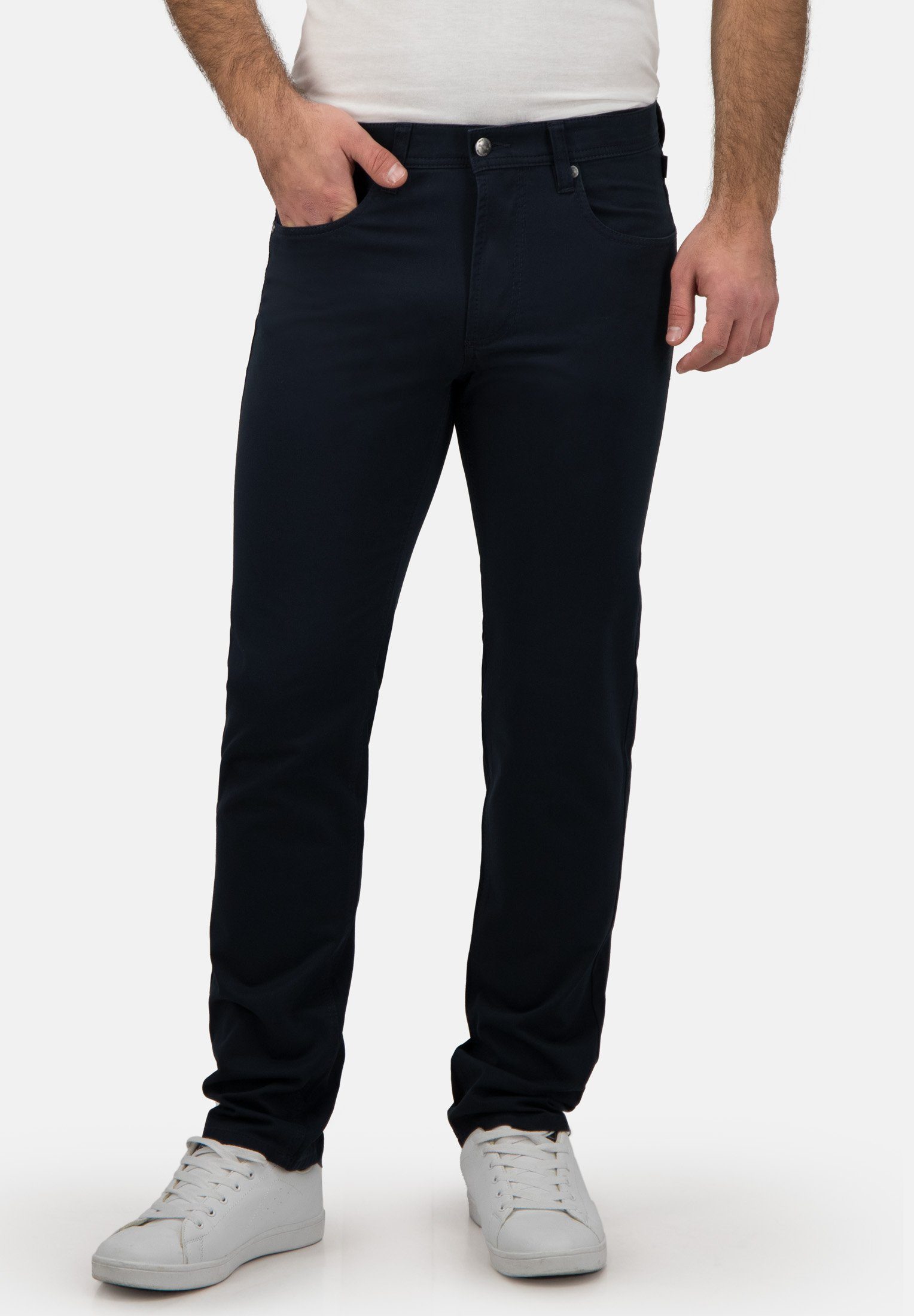 Brühl Stoffhose York in ALL-IN-ONE-Qualität dunkelblau | Straight-Fit Jeans