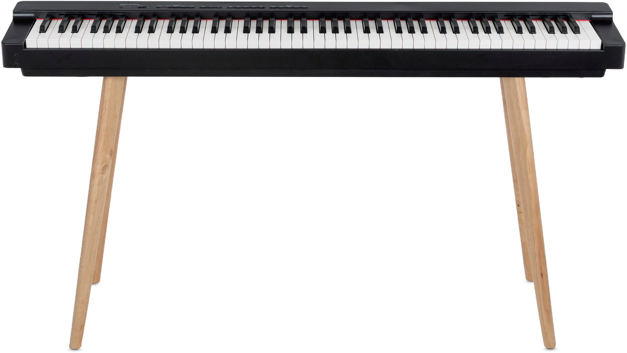 Classic Cantabile Stagepiano Classic Cantabile SP-316 Stage Piano Ständer Set Schwarz (inkl. Sustain-Pedal, Design-Ständer und Netzteil), Bluetooth Audio & MIDI kabellos integrieren