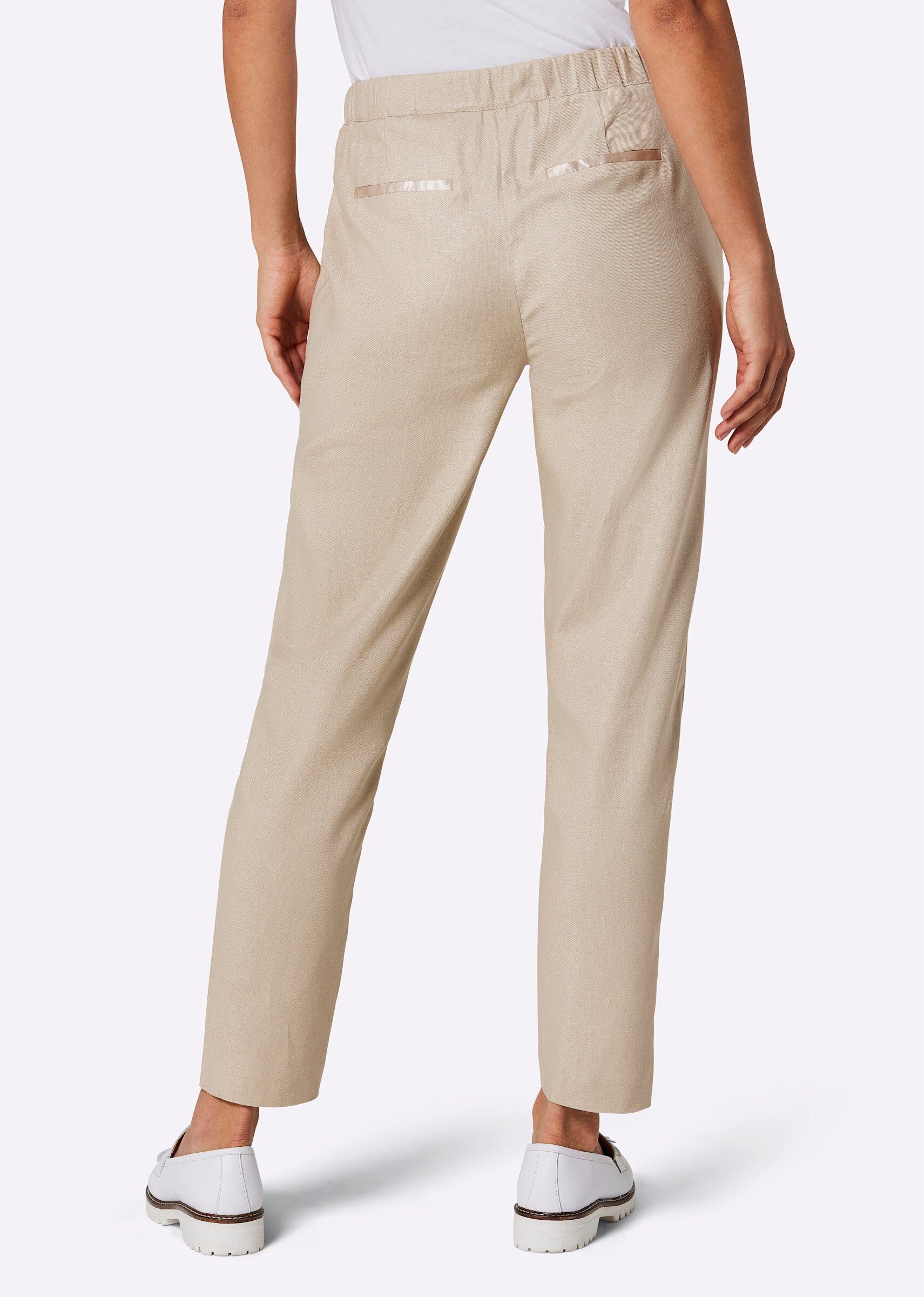 creation L Jerseyhose Leinen-Viskose-Hose komfortabel
