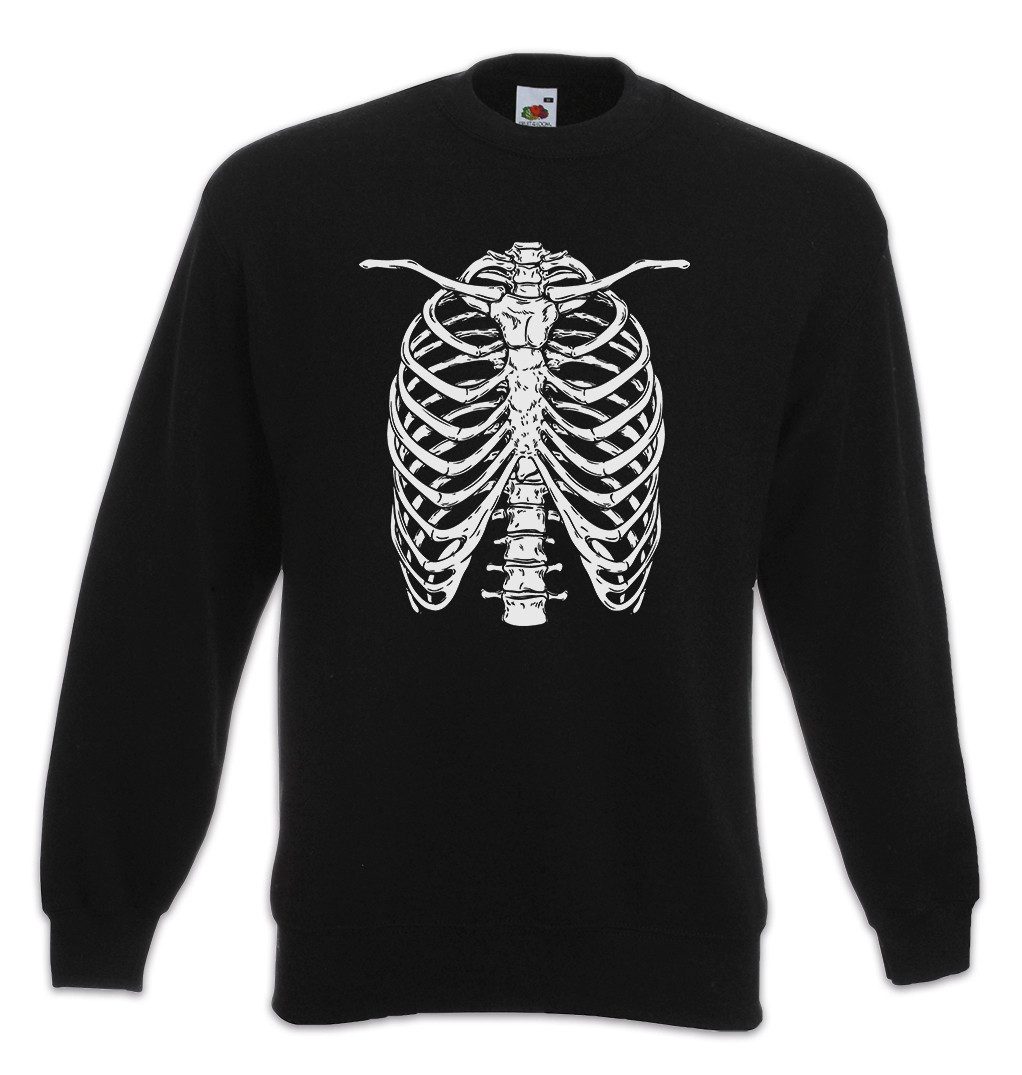 Sweatshirt Skeleton I Sweatshirt Bones Knochen Skelett Halloween Karneval
