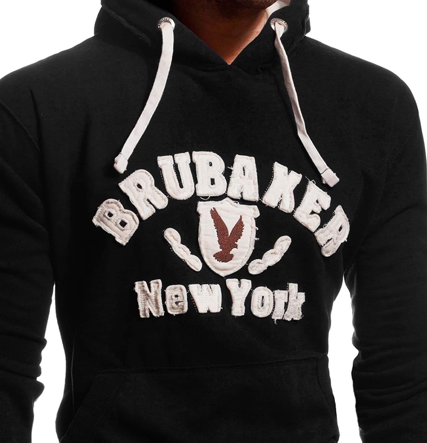 BRUBAKER Kapuzensweatshirt Herren Sweatshirt mit Kapuze - New York Eagle (1 günstig online kaufen