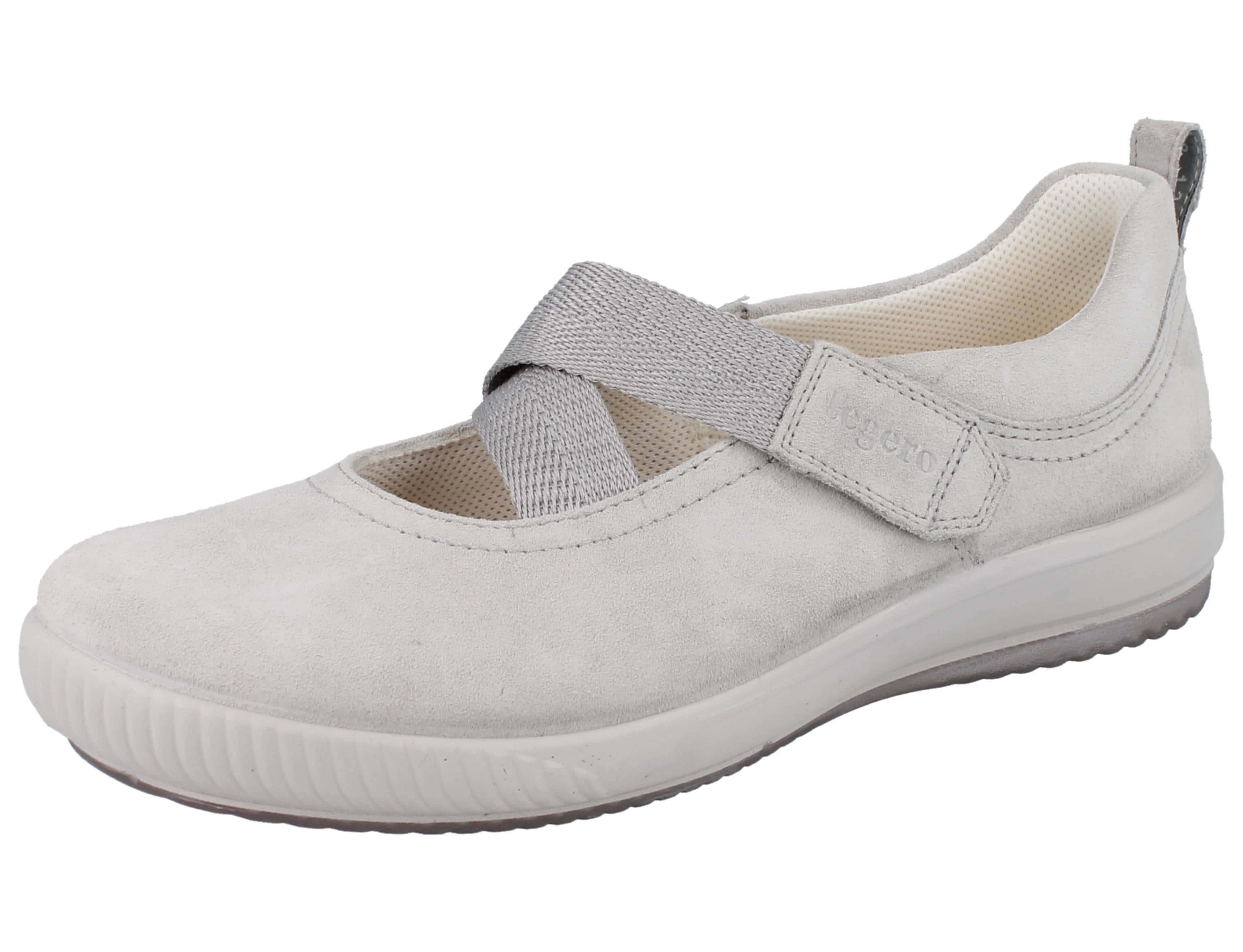 LEGERO Tanaro 5.0 Damen Ballerina grau Velourleder - Größe: UK 5,5 Schnürschuh