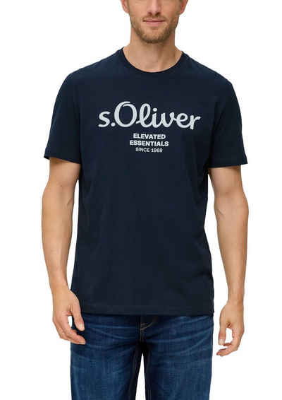 s.Oliver T-Shirt aus atmungsaktiver Baumwolle