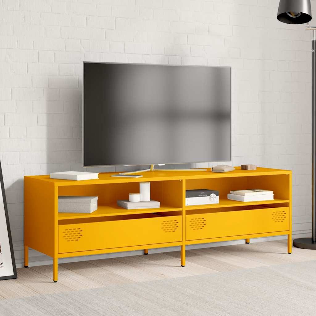 vidaXL TV-Schrank TV-Schrank Senfgelb 135x39x43,5 cm günstig online kaufen