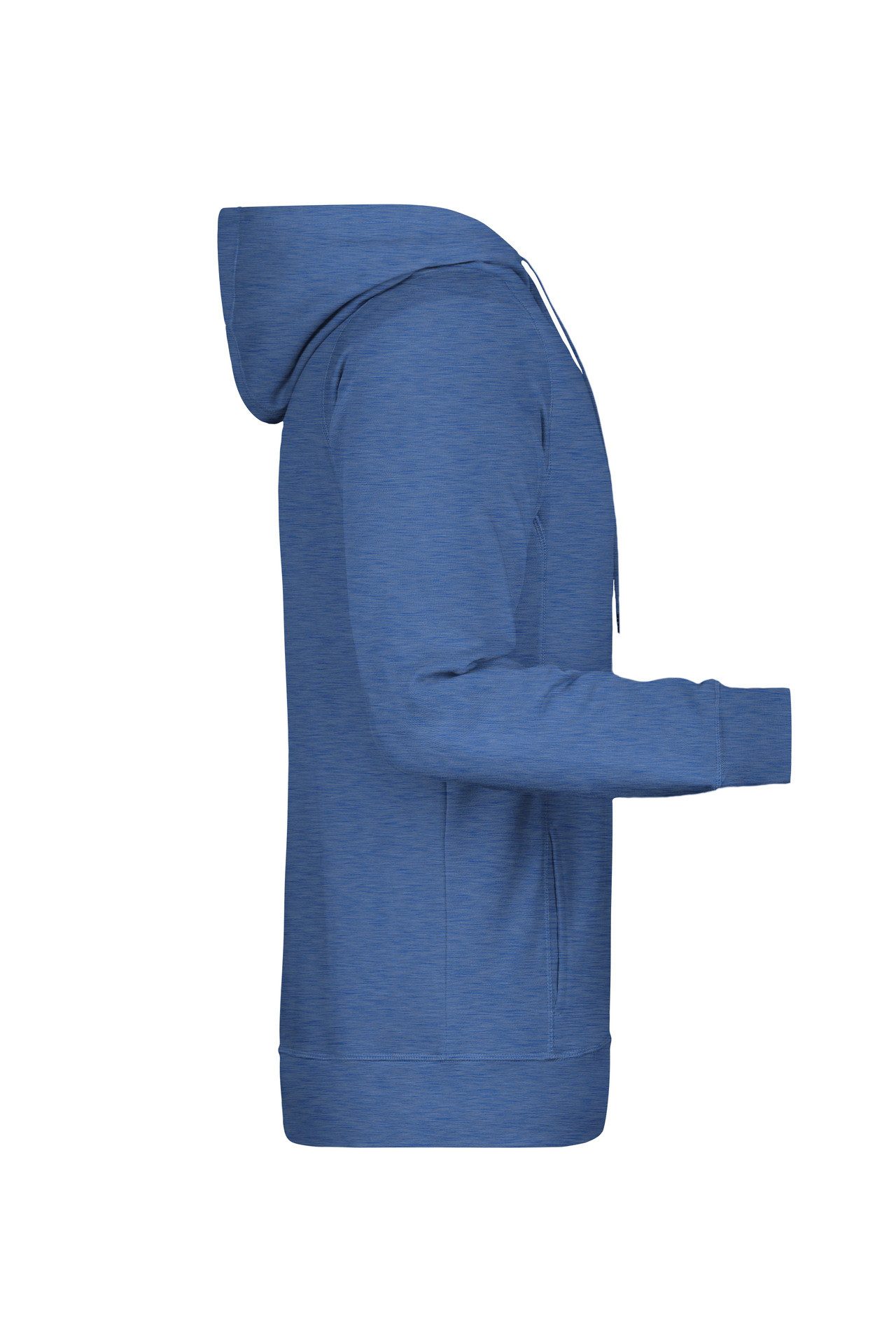 James & Nicholson Kapuzensweatshirt Hochwertiger Herren Kapuzensweat aus Bio-Baumwolle 8024 Hochwertige Sweat-Qualität mit angerauter Innenseite – Bild 4 von 4