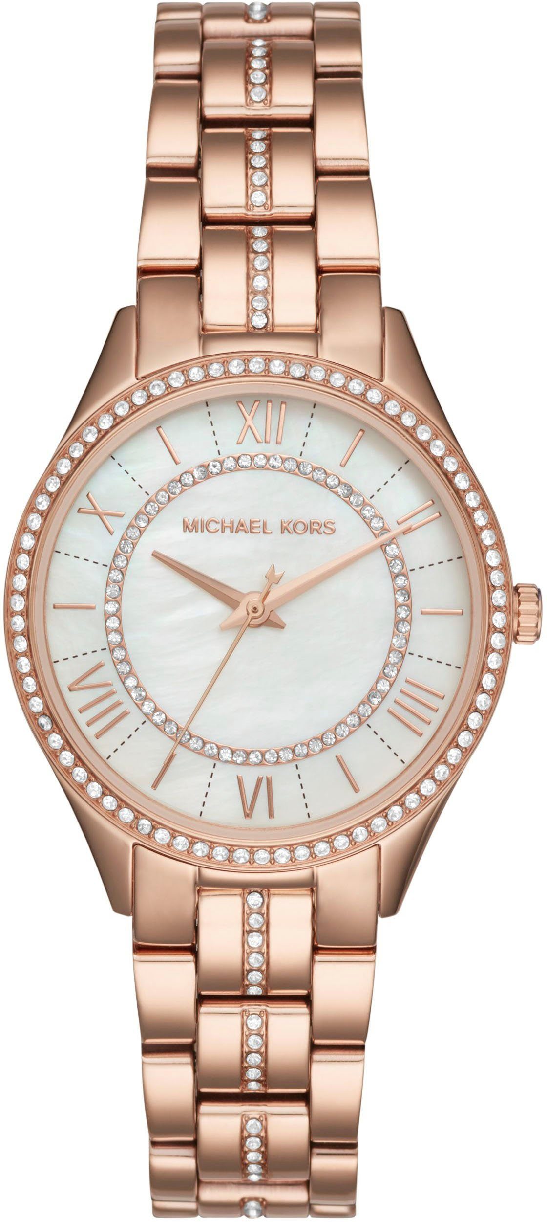 MICHAEL KORS Quarzuhr LAURYN roségoldfarben | Quarzuhren