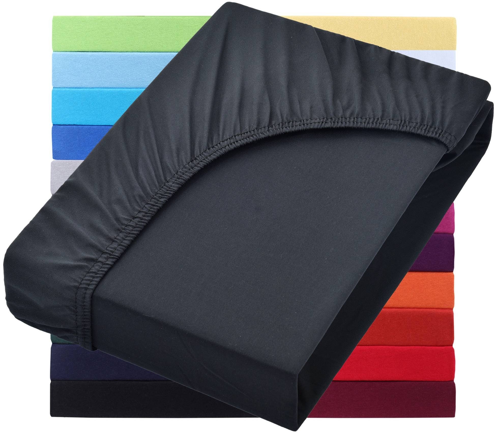 NatureMark Spannbettlaken Jersey Basic Spannbetttuch, 100% günstig online kaufen