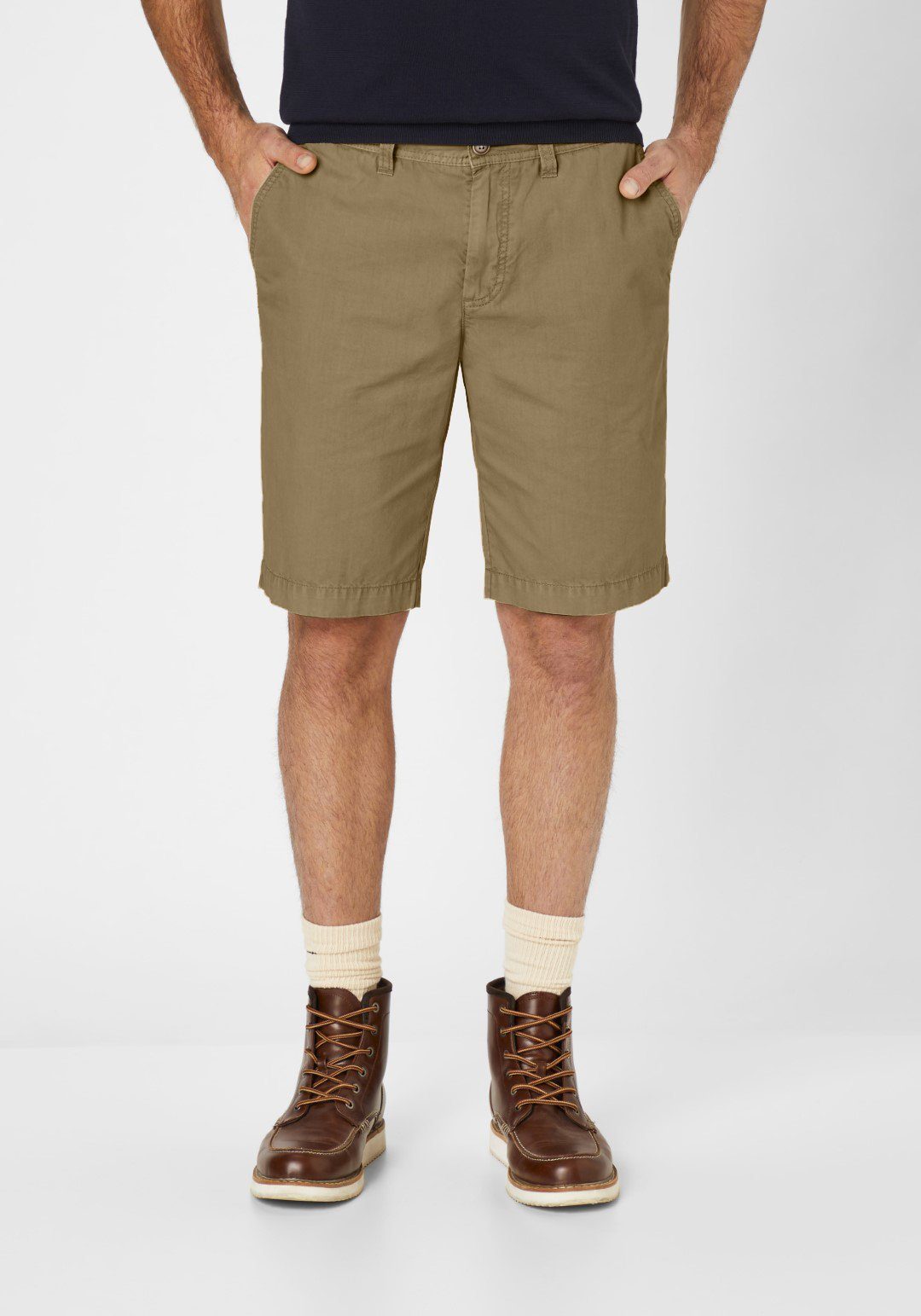 Redpoint Chinoshorts SURRAY Bermudas aus reiner Baumwolle oliv