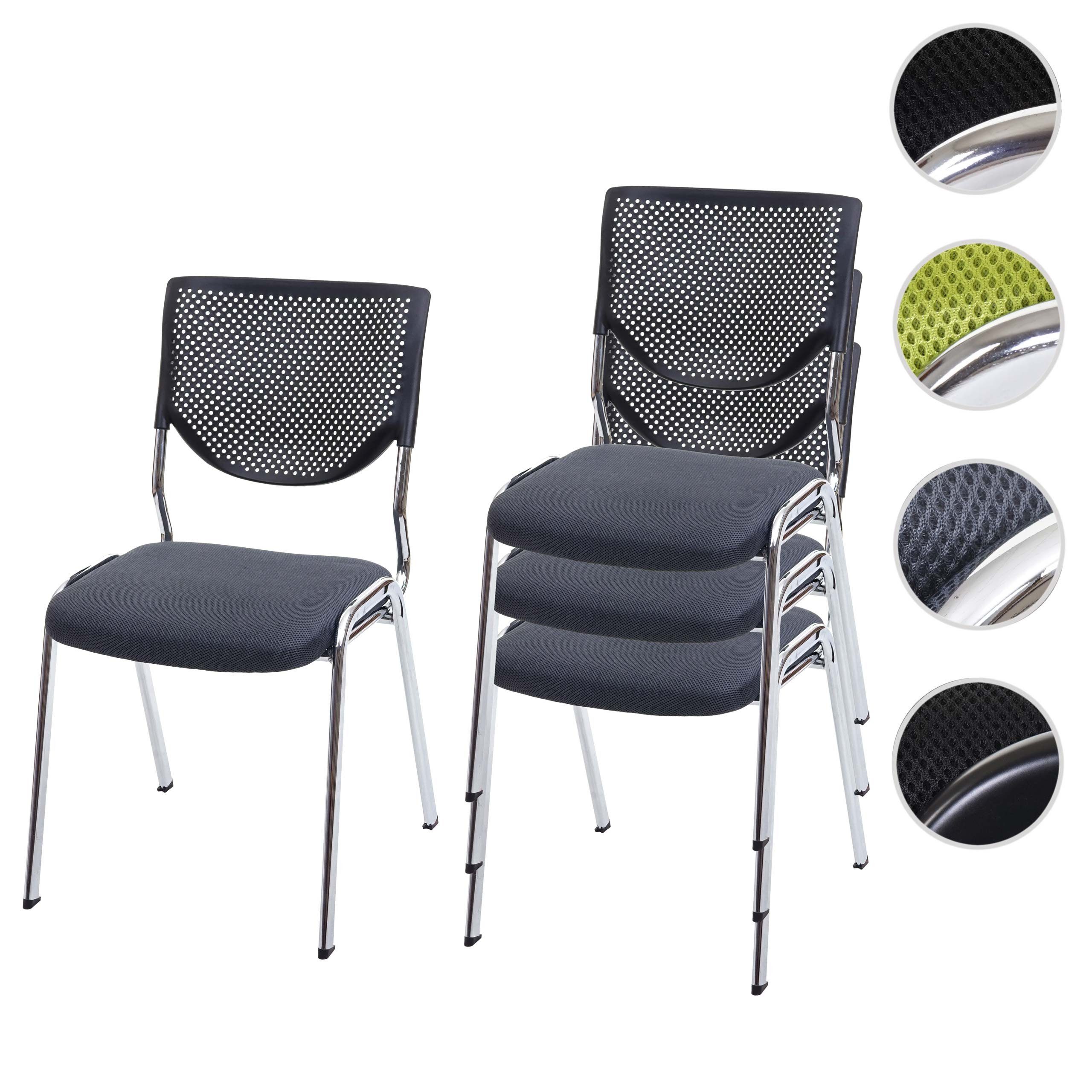 MCW Besucherstuhl H401-4 (Set, 4 St), 4er-Set, Ergonomisch geformte Rückenl günstig online kaufen