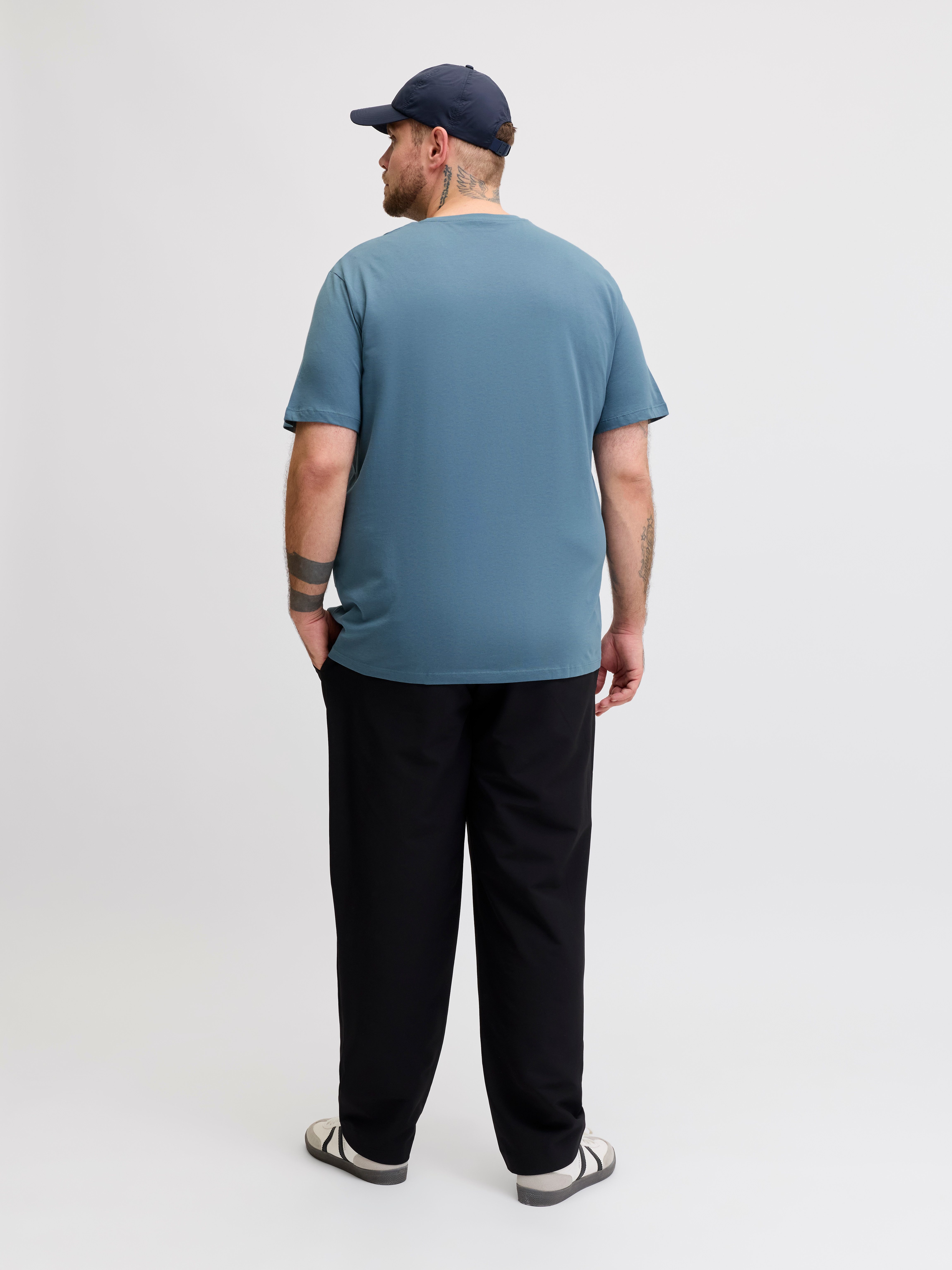 Jack & Jones PlusSize Rundhalsshirt JJECORP LOGO TEE SS O-NECK NOOS PLS Baumwolle, regular fit