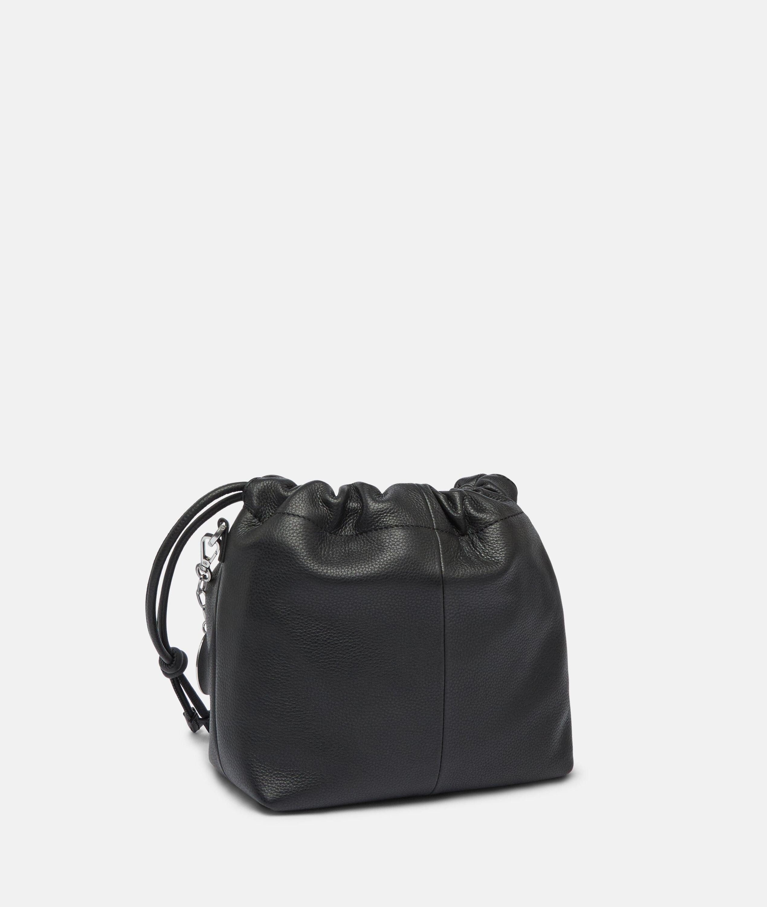 Liebeskind Berlin Schultertasche Lya II Hobo S, Handliche Beuteltasche aus Rindsleder