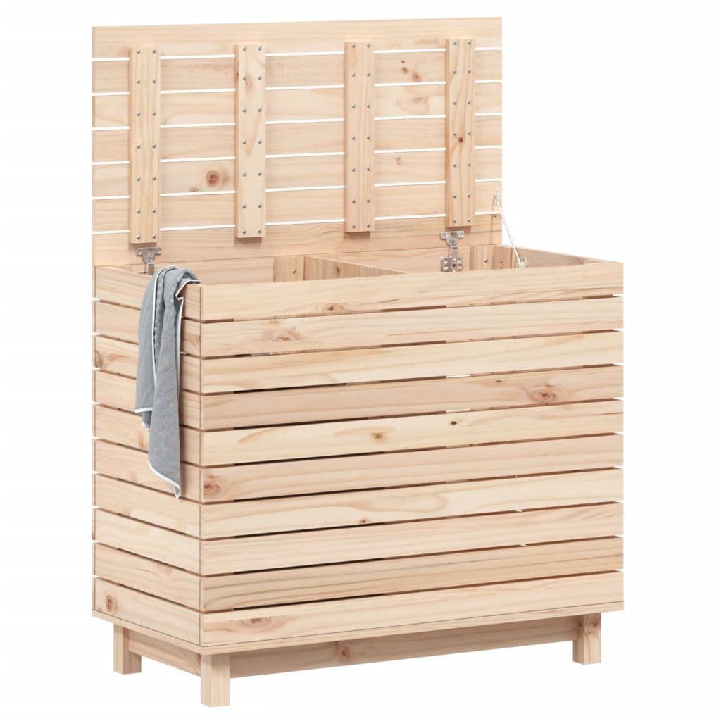 vidaXL Wäschekorb Wäschetruhe 88,5x44x76 cm Massivholz günstig online kaufen