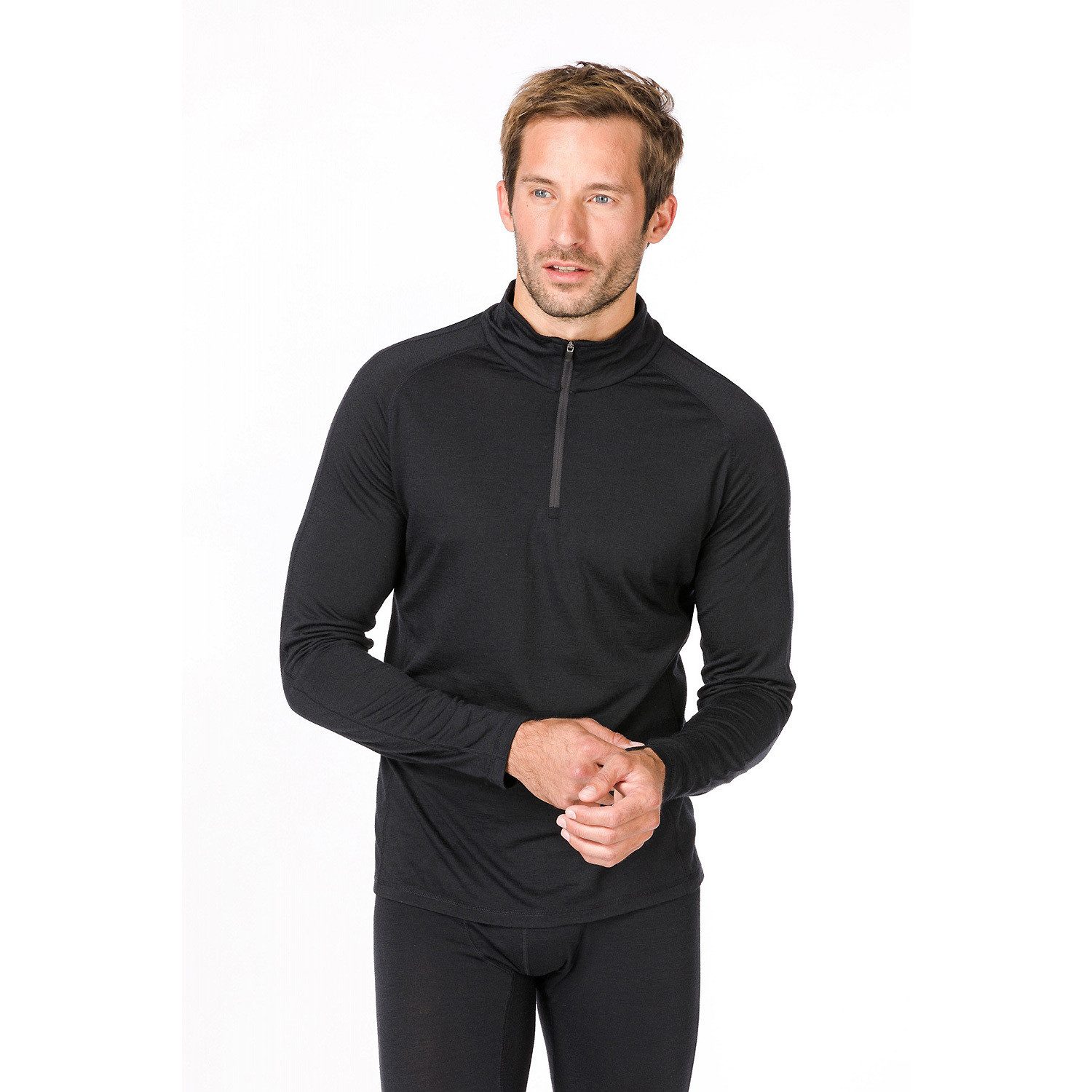 SUPER.NATURAL Funktionsunterhose Unterhose M BASE 1/4 ZIP 175
