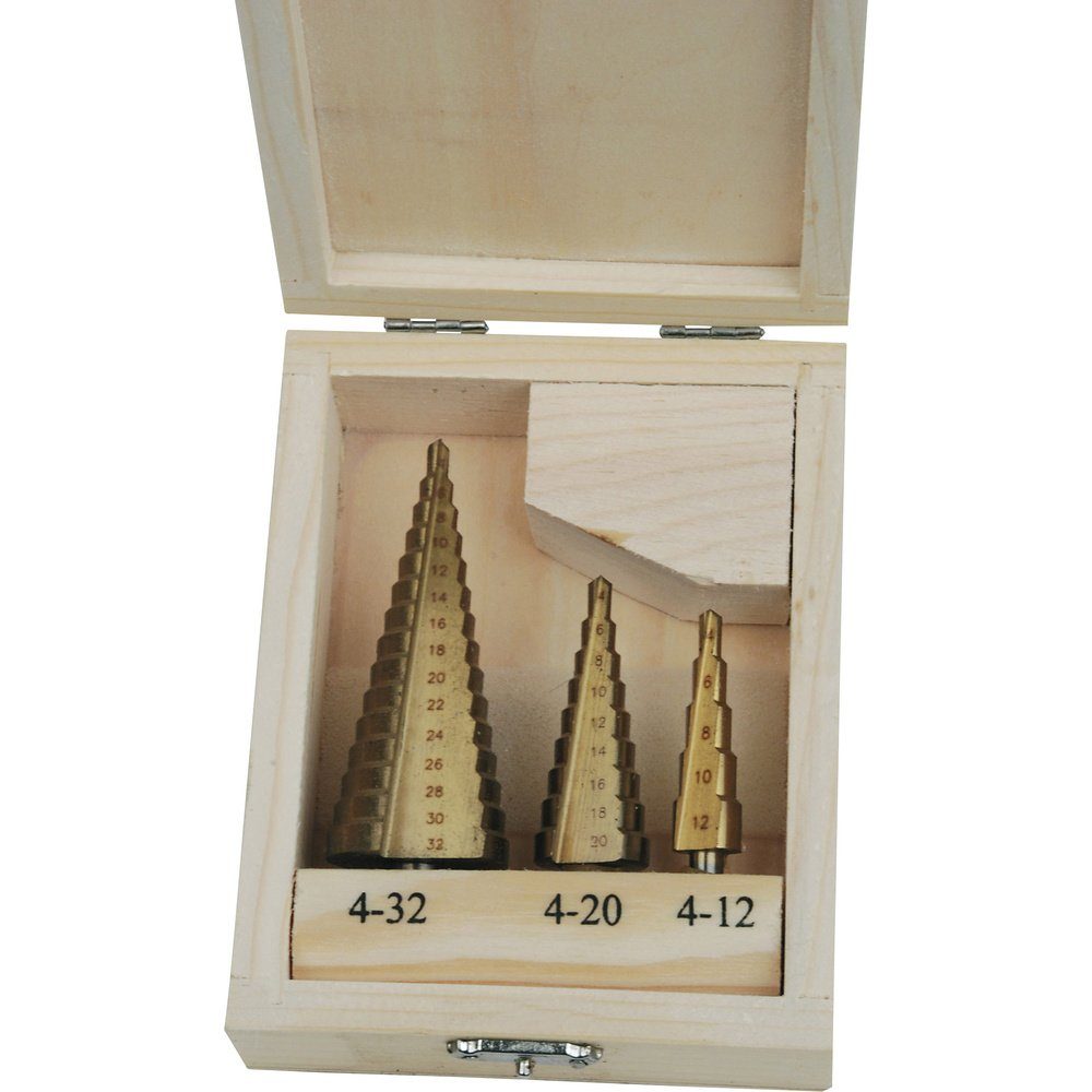 Metallbohrer Brüder Mannesmann M54603 Stufenbohrer-Set 3teilig 1 St.
