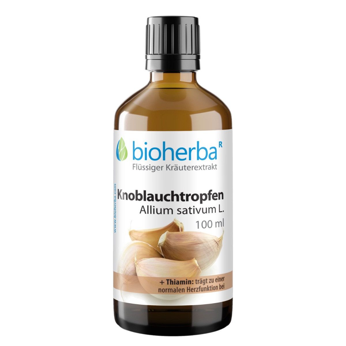 BIOHERBA R Knoblauchtropfen Allium sativum L. Tinktur 100 ml Nahrungsergänzungsmittel