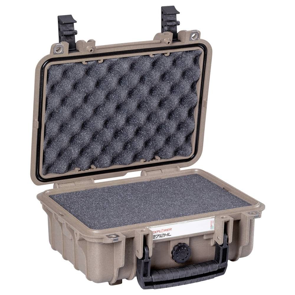 Explorer Cases Wanderrucksack Spezialkoffer HL 28x20x12 cm Mod. 2712 mit Würfelschaum 2712HL.D