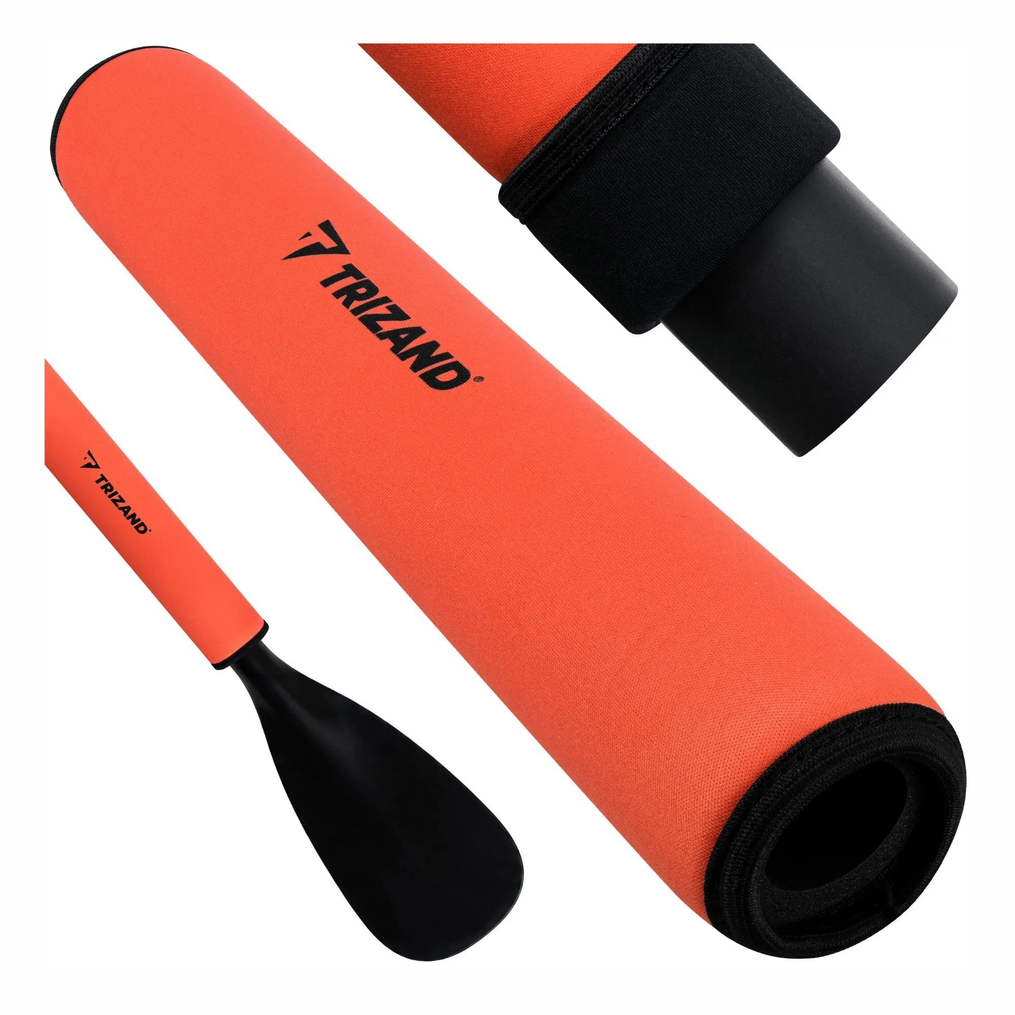Trizand Paddelschwimmer Paddelboje Auftriebskoerper SUP-Paddel, (Spar-Set, 1-St., 33 cm lang schwimmfähig), schwimmfähig, NBR-Schaum, leicht, 33 cm