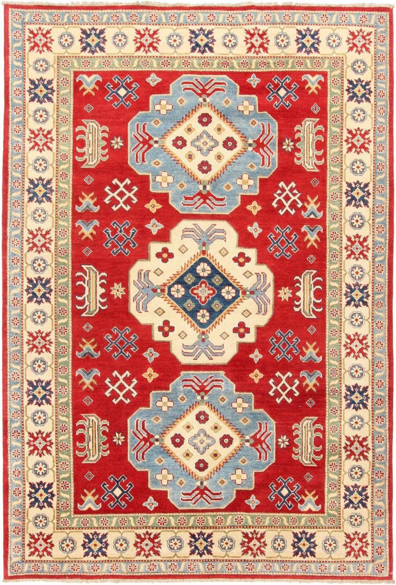 Orientteppich Kazak 185x274 Handgeknüpfter Orientteppich, Nain Trading, rechteckig, Höhe: 5 mm