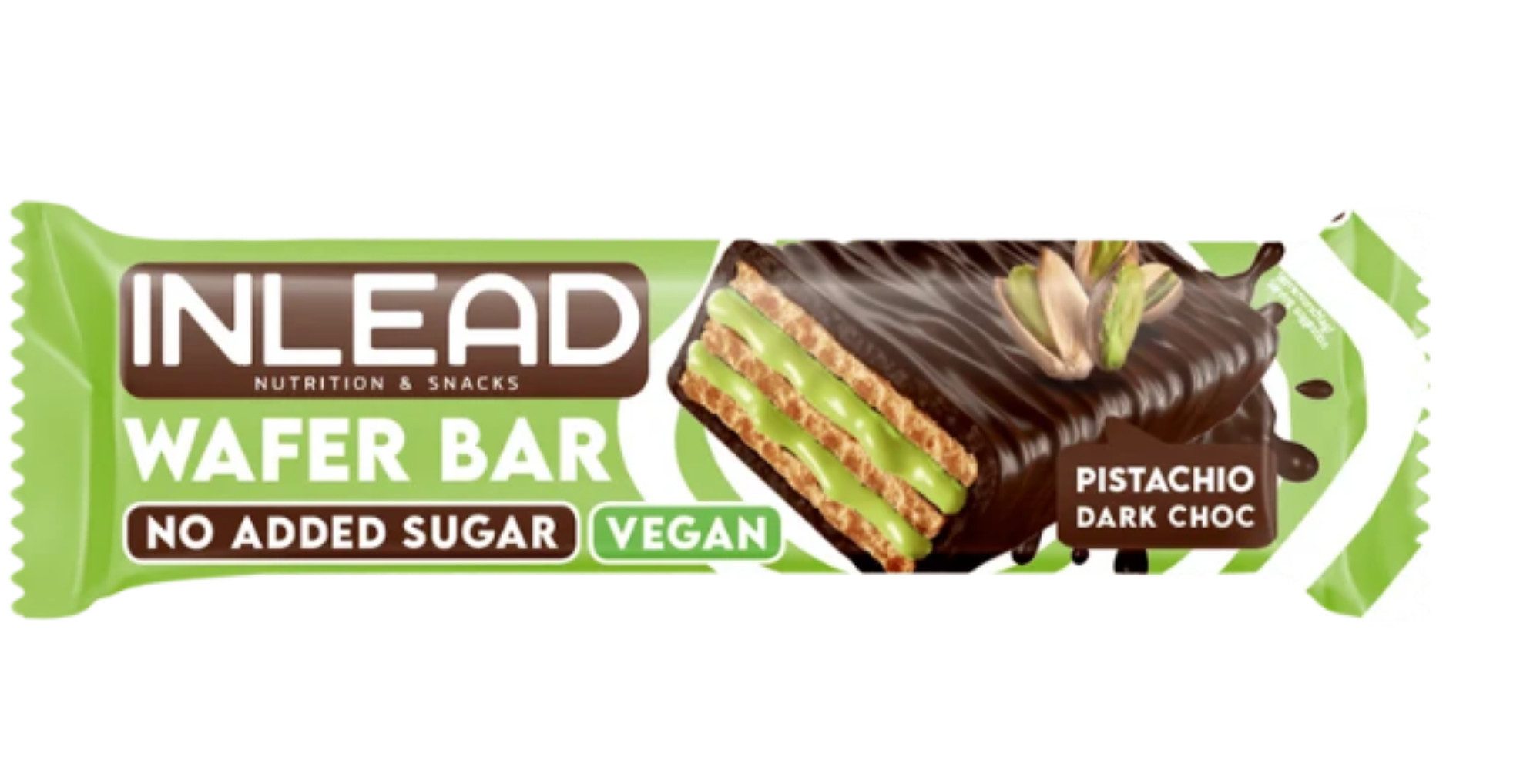 Inlead Nutrition GmbH & Co. KG INLEAD Wafer Bar - 15x45g Waffel Riegel Snack Riegel, 15 er Multipack à 15 St., 675 g, Geschmack, nur 0,8 g Zucker pro Stück