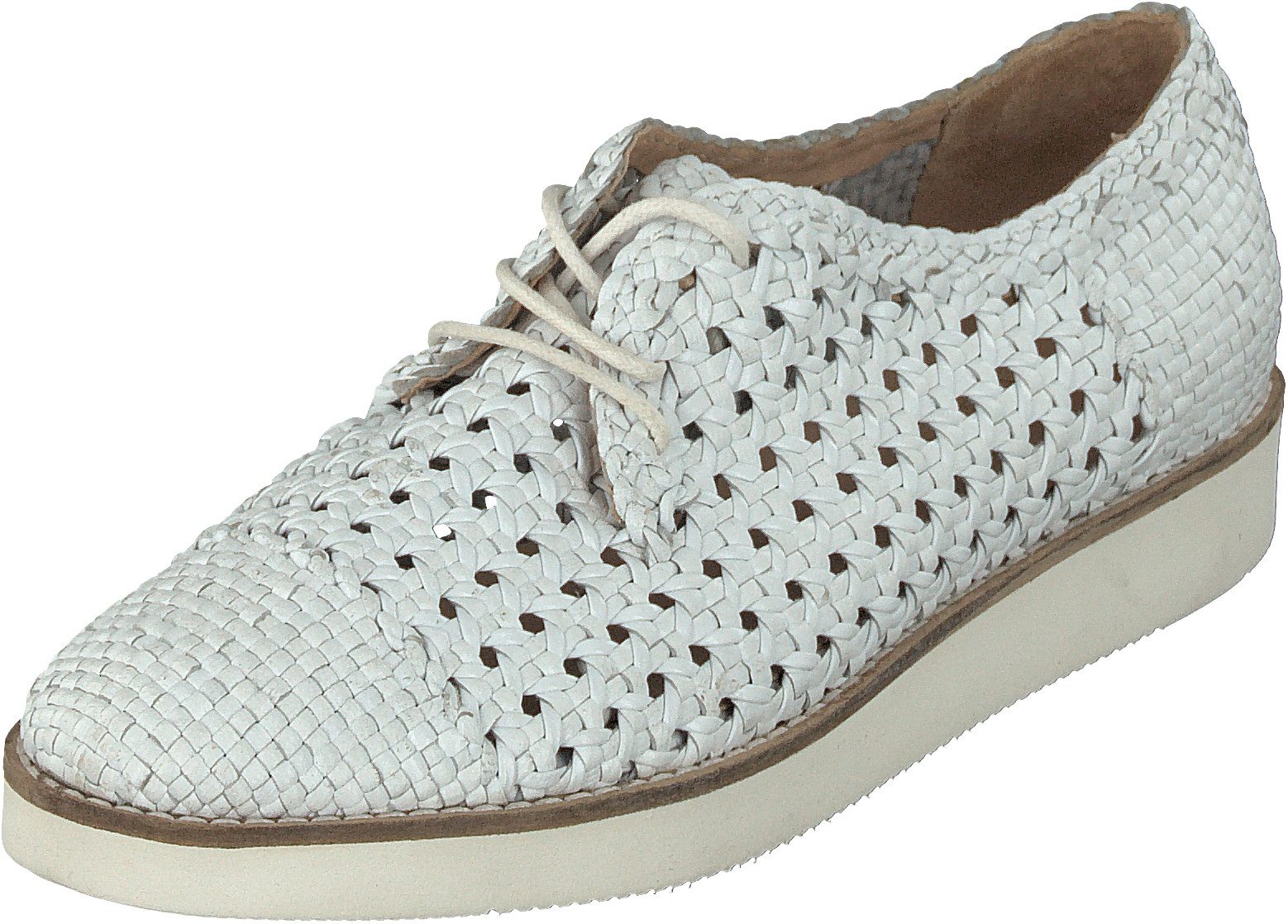 Allan K Allan K DAISHA Handmade Flecht-Leder-Schnürschuhe mit extra leichter S Schlappen