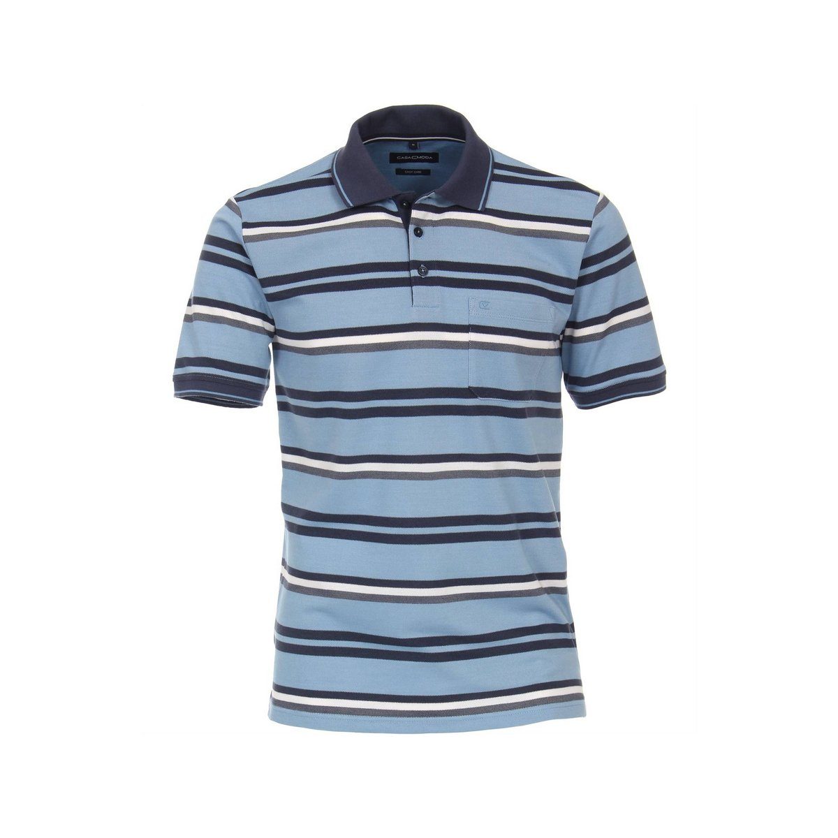 CASAMODA Poloshirt petrol aqua fit petrol bis regular (1-tlg)