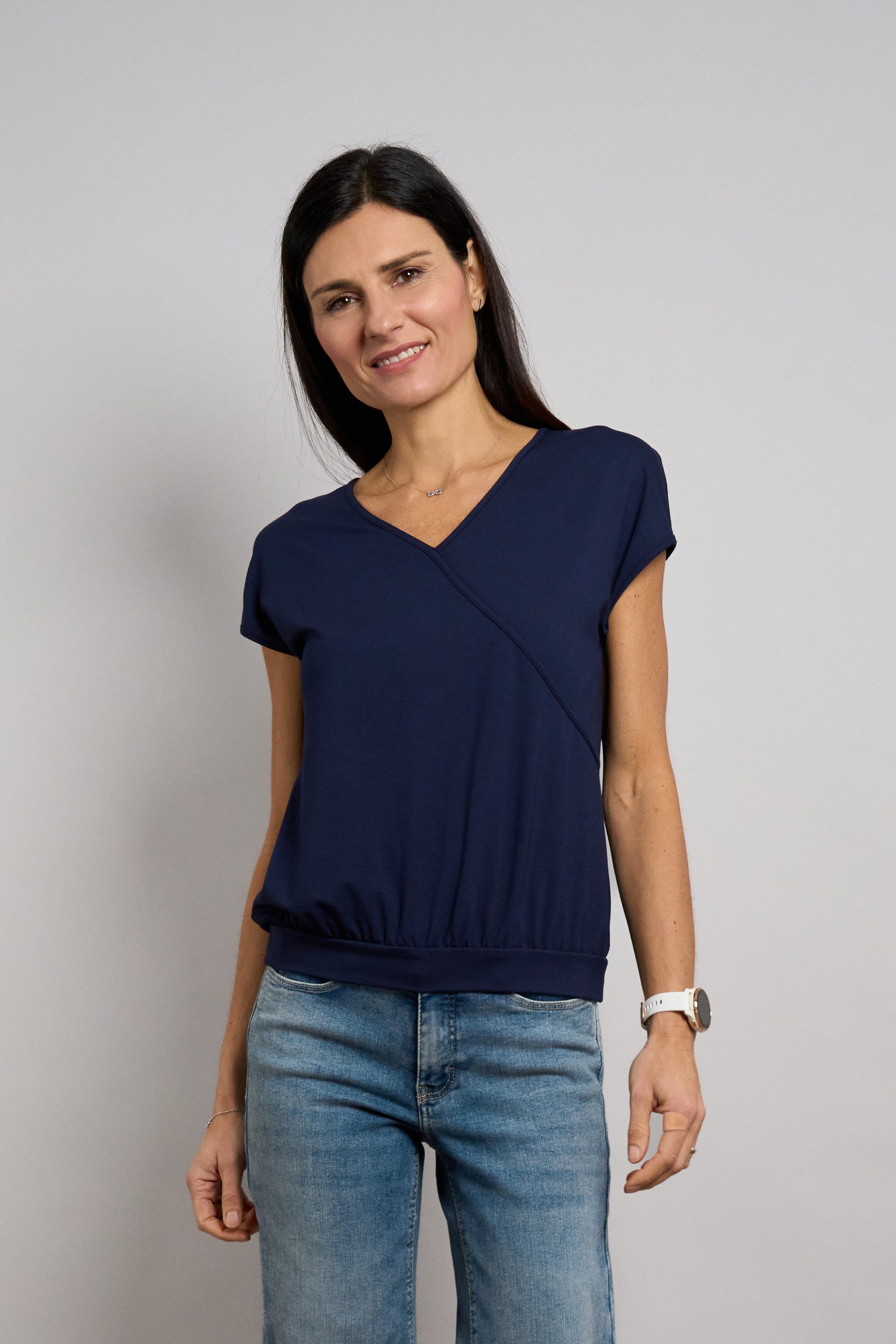 Seidel Moden T-Shirt Otto exclusiv mit V-Ausschnitt - MADE IN GERMANY günstig online kaufen