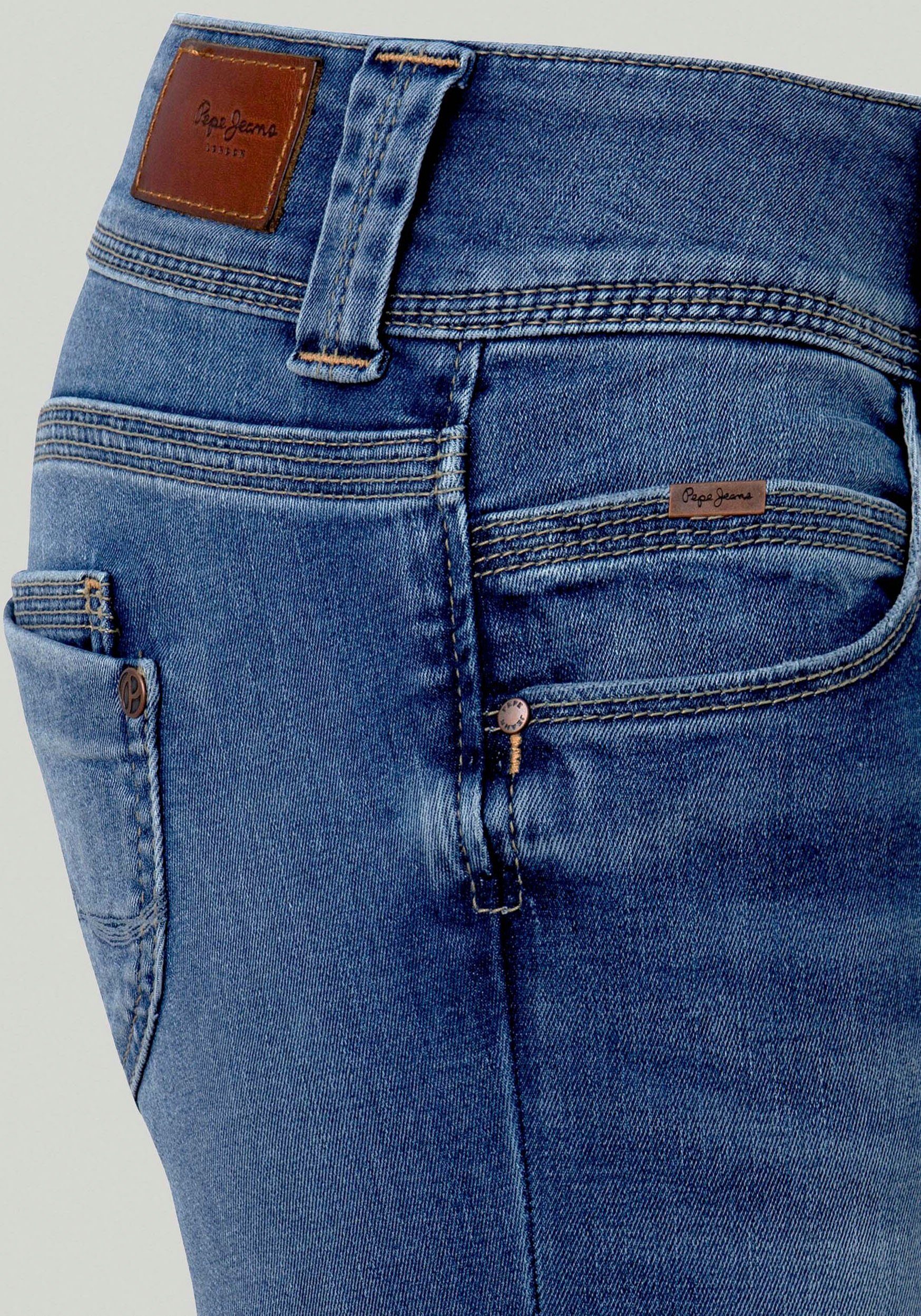 Badge Regular-fit-Jeans used VENUS mit Pepe medium Jeans