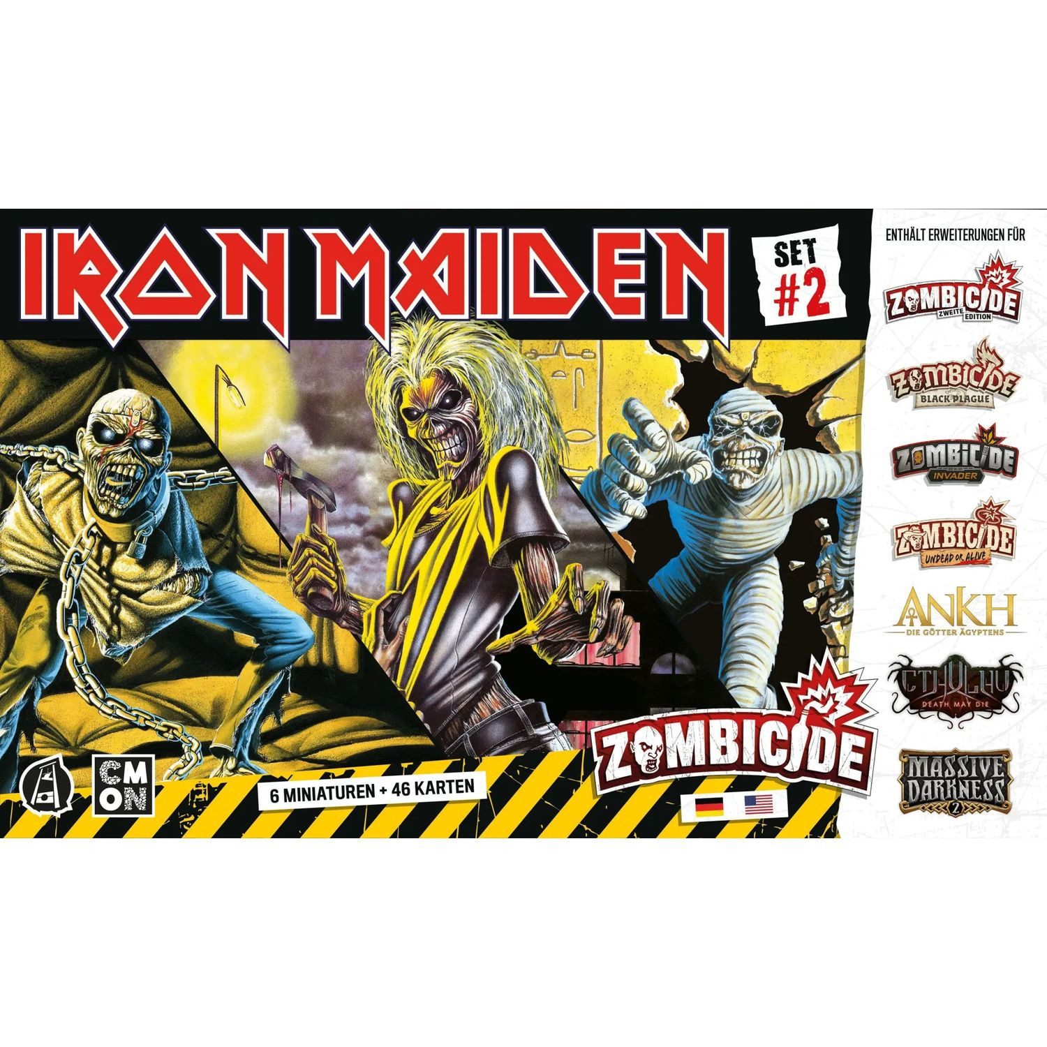 Asmodee Spiel Zombicide - Iron Maiden Set #2